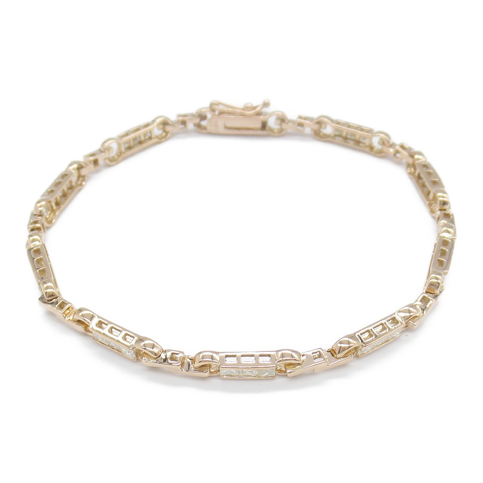 K18PG Pink Gold Diamond Bracelet Jewelry