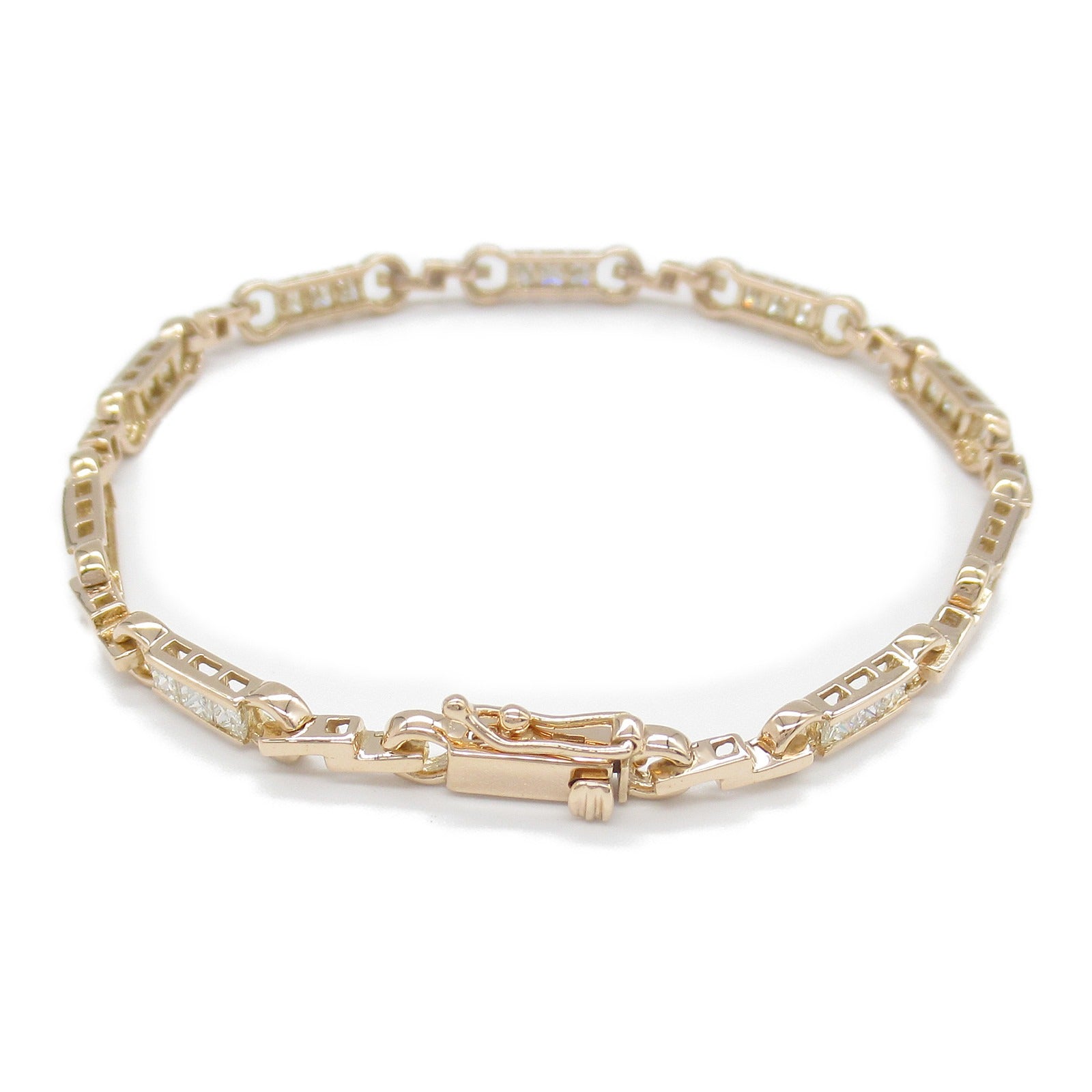 K18PG Pink Gold Diamond Bracelet Jewelry