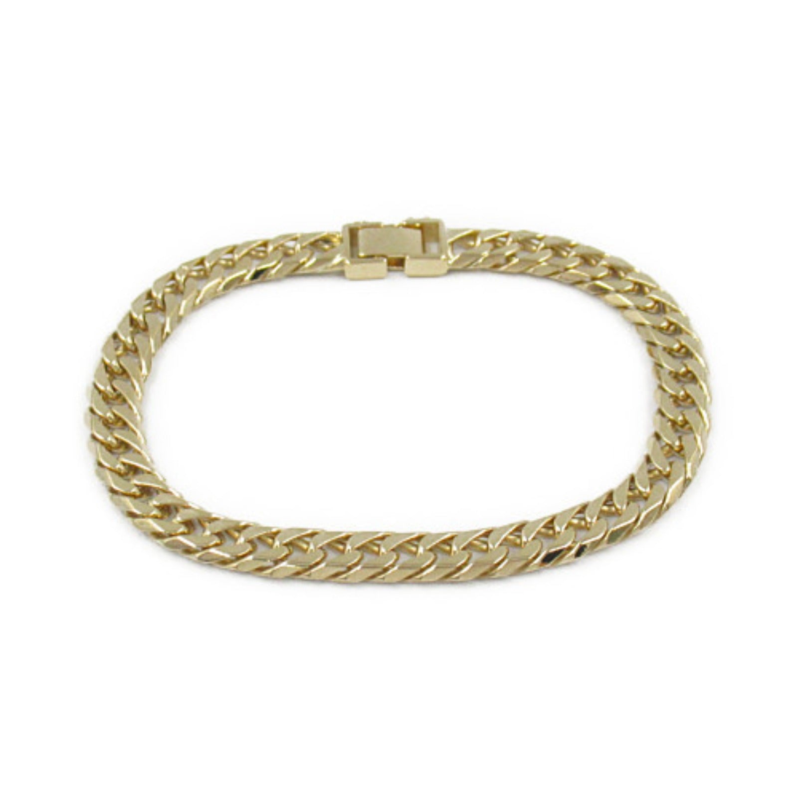 K18 Yellow Gold 6-Men W Chain Bracelet