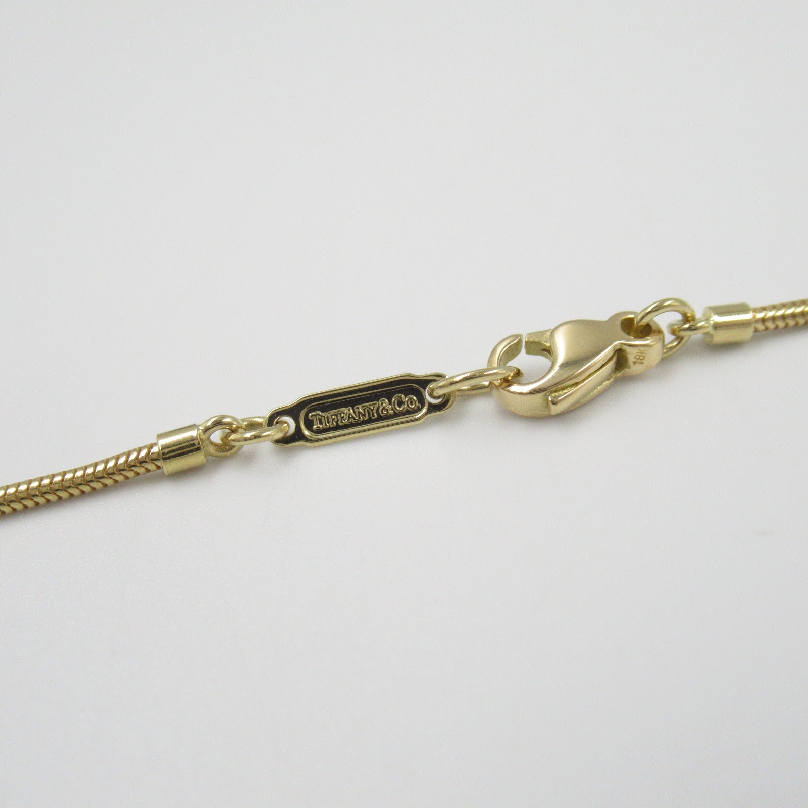 Tiffany & Co Feather Necklace K18 Yellow Gold