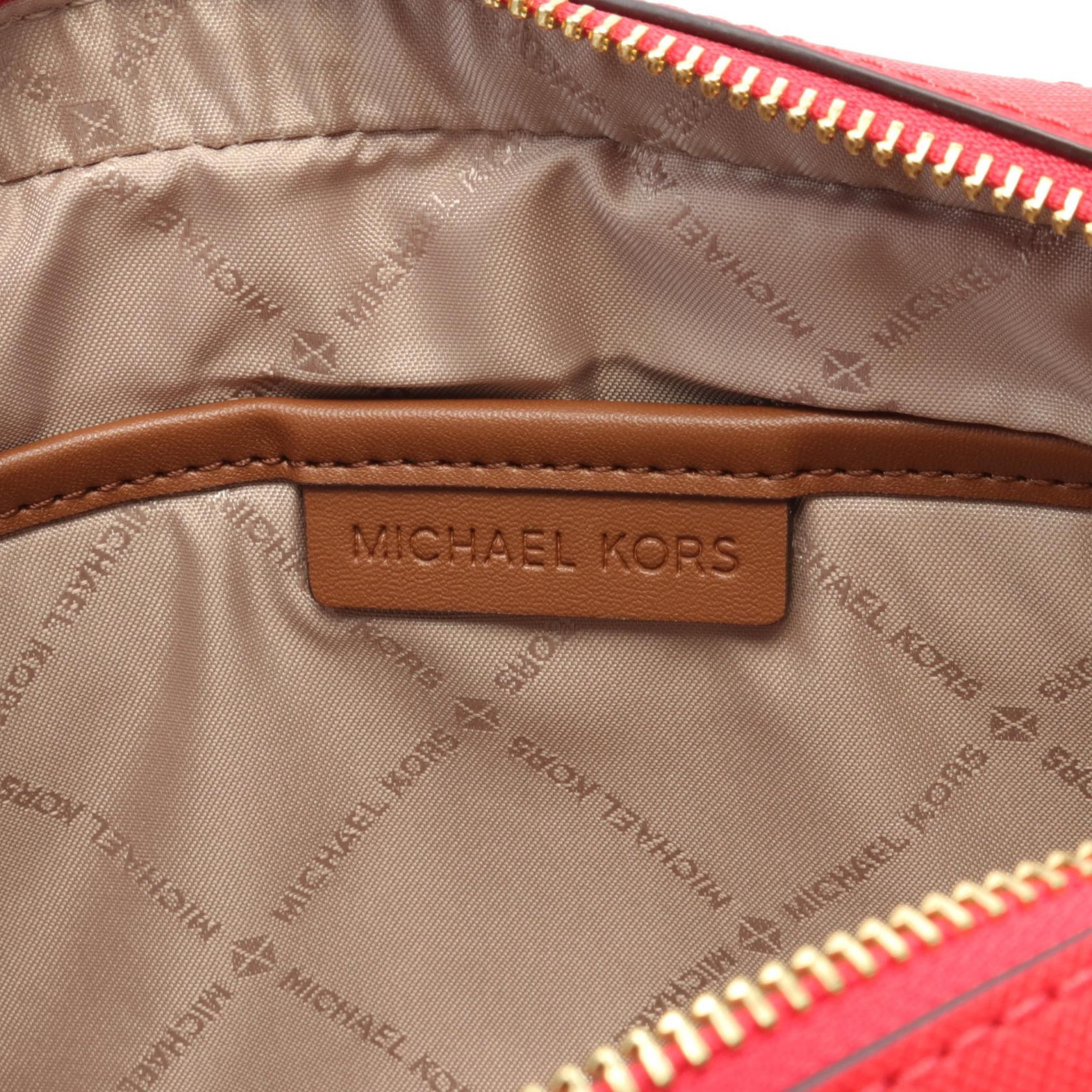 Michael Kors Jet Set Leather Shoulder Bag