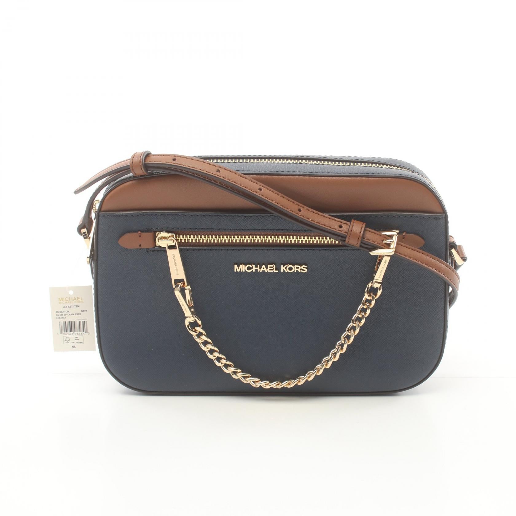 Michael Kors Jet Set Leather Shoulder Bag