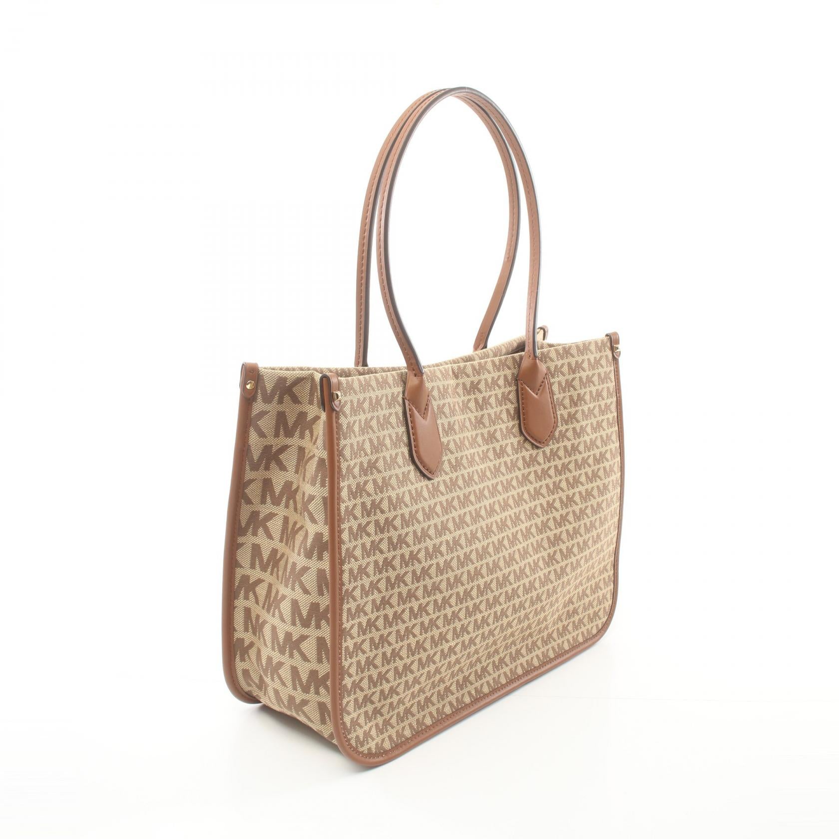 Michael Kors Signature Canvas Leather Tote Bag