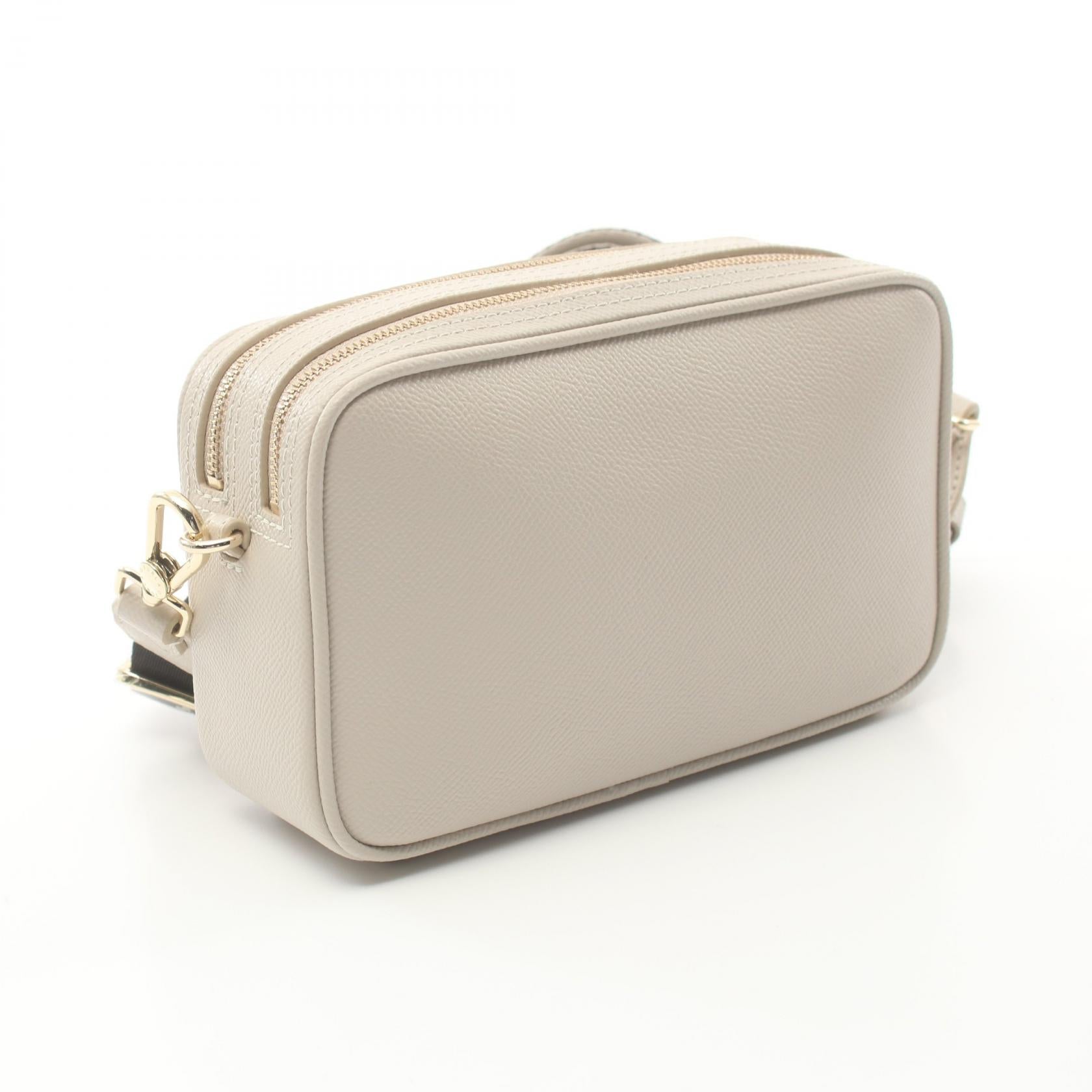 Furla LILLI XL Leather Shoulder Bag Beige