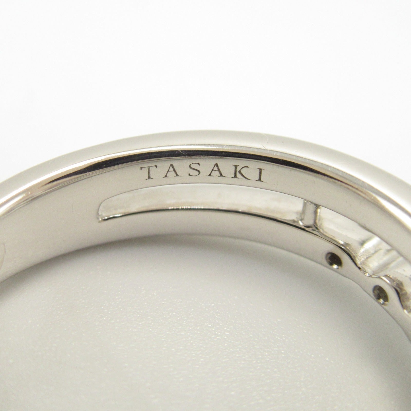 Tasaki Diamond Ring K18WG White Gold