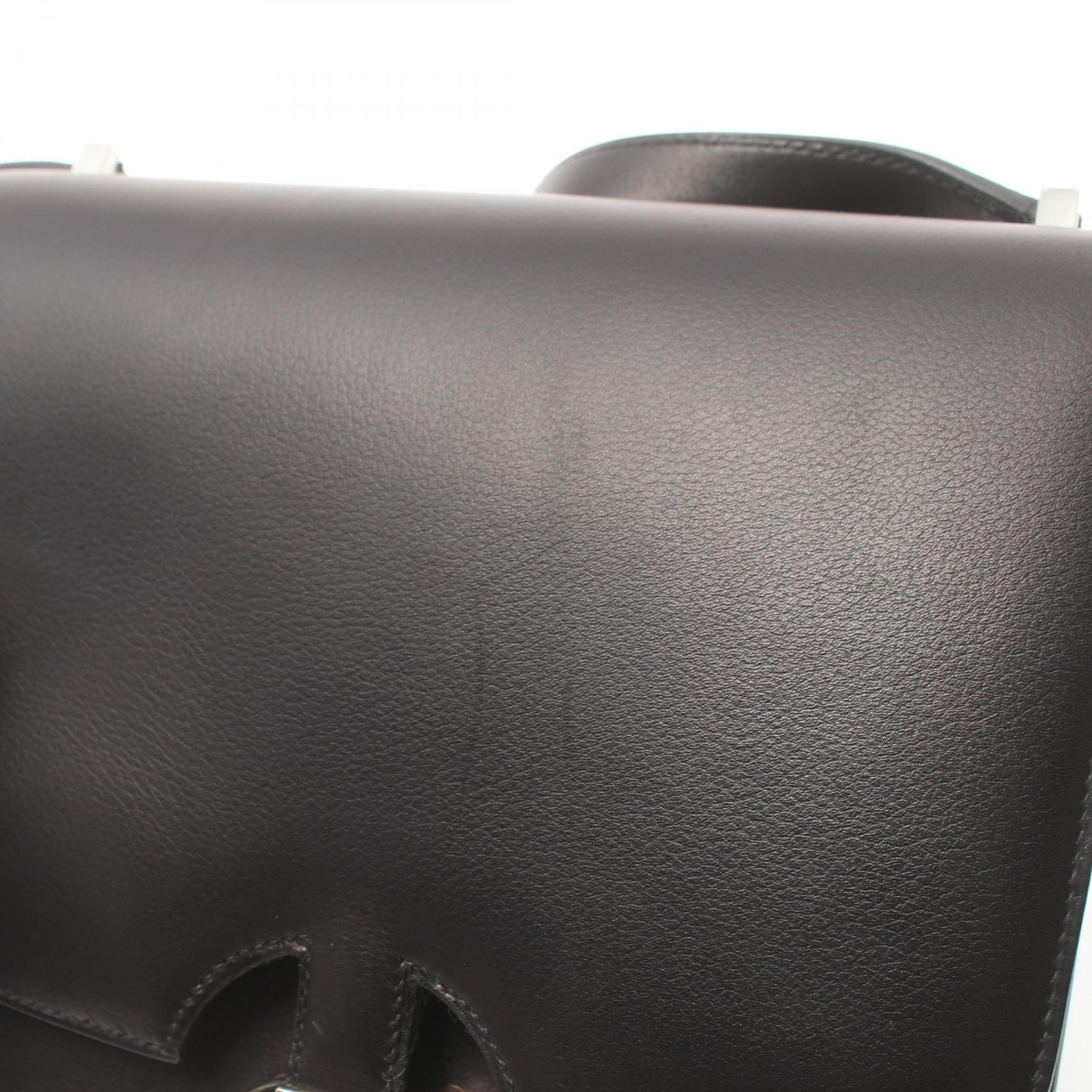 Hermes Evergrain Sac 2002 Shoulder Bag Black