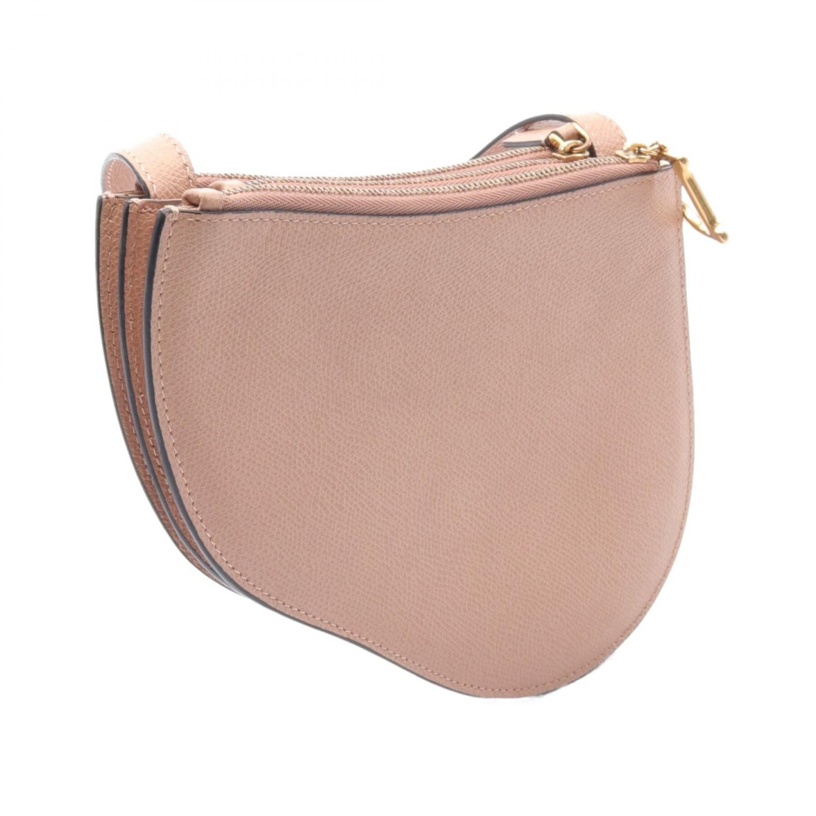 Dior Saddle Leather Shoulder Bag Pink