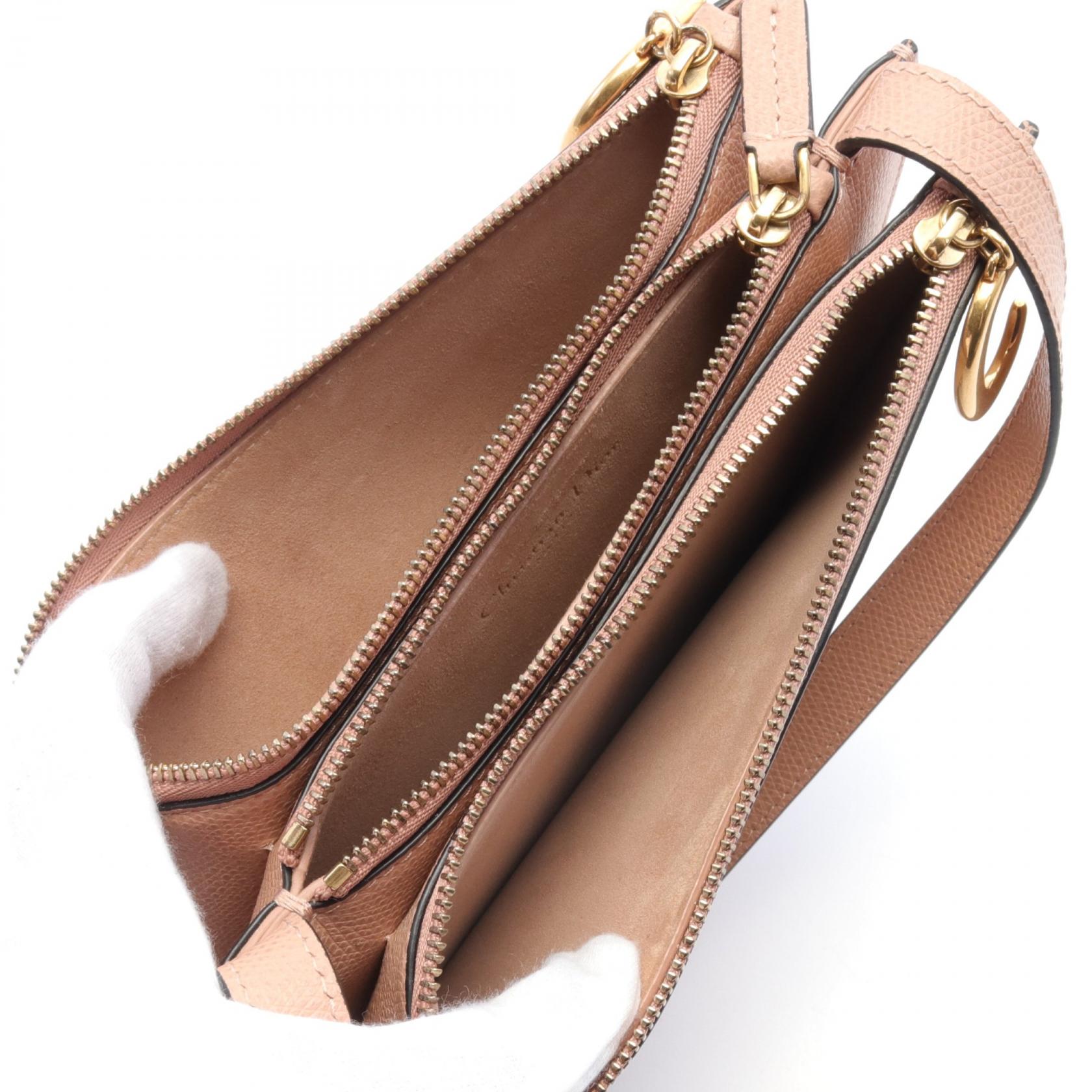 Dior Saddle Leather Shoulder Bag Pink