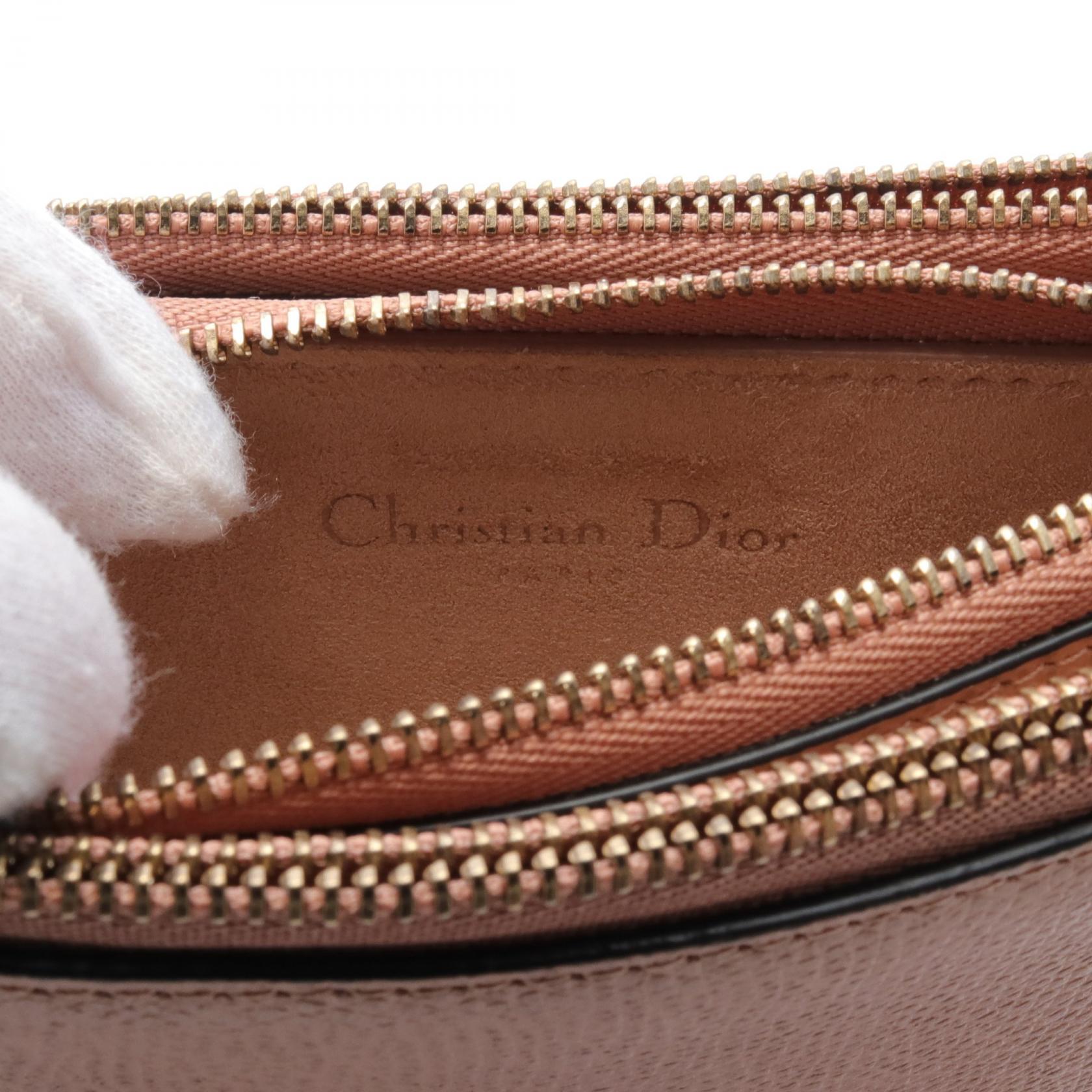 Dior Saddle Leather Shoulder Bag Pink