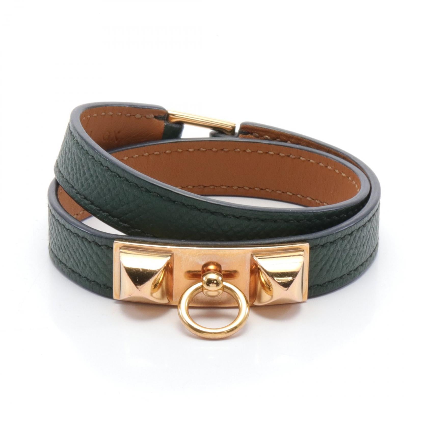 Hermes Rivale Double Tour Bracelet  Leather Bracelet in Great Condition