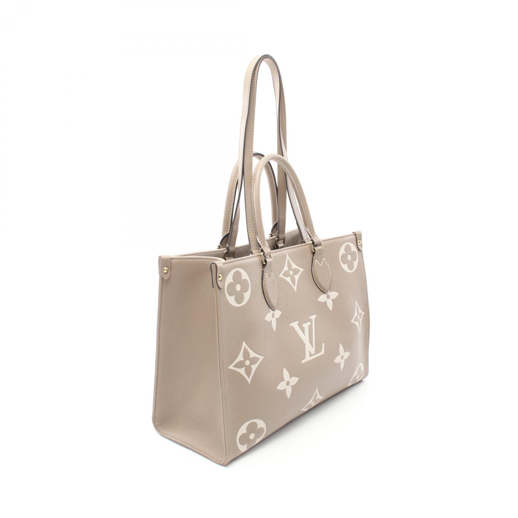 Louis Vuitton Monogram Empreinte On the Go MM Leather Tote Bag M45494 in Good Condition