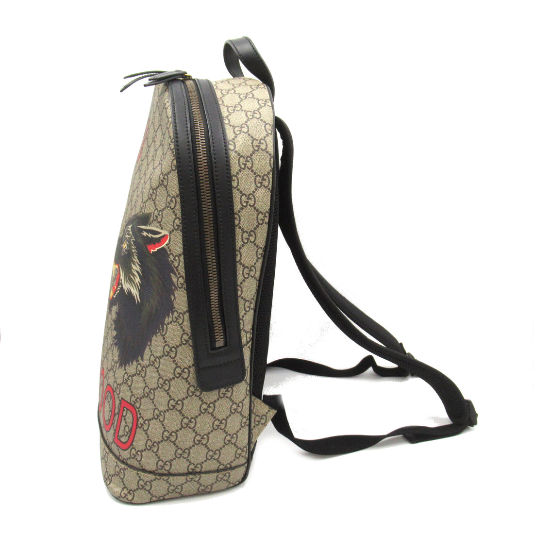 Gucci GG Supreme 419584 Angry Cat LOVED Backpack Canvas Backpack 419584 in Great Condition