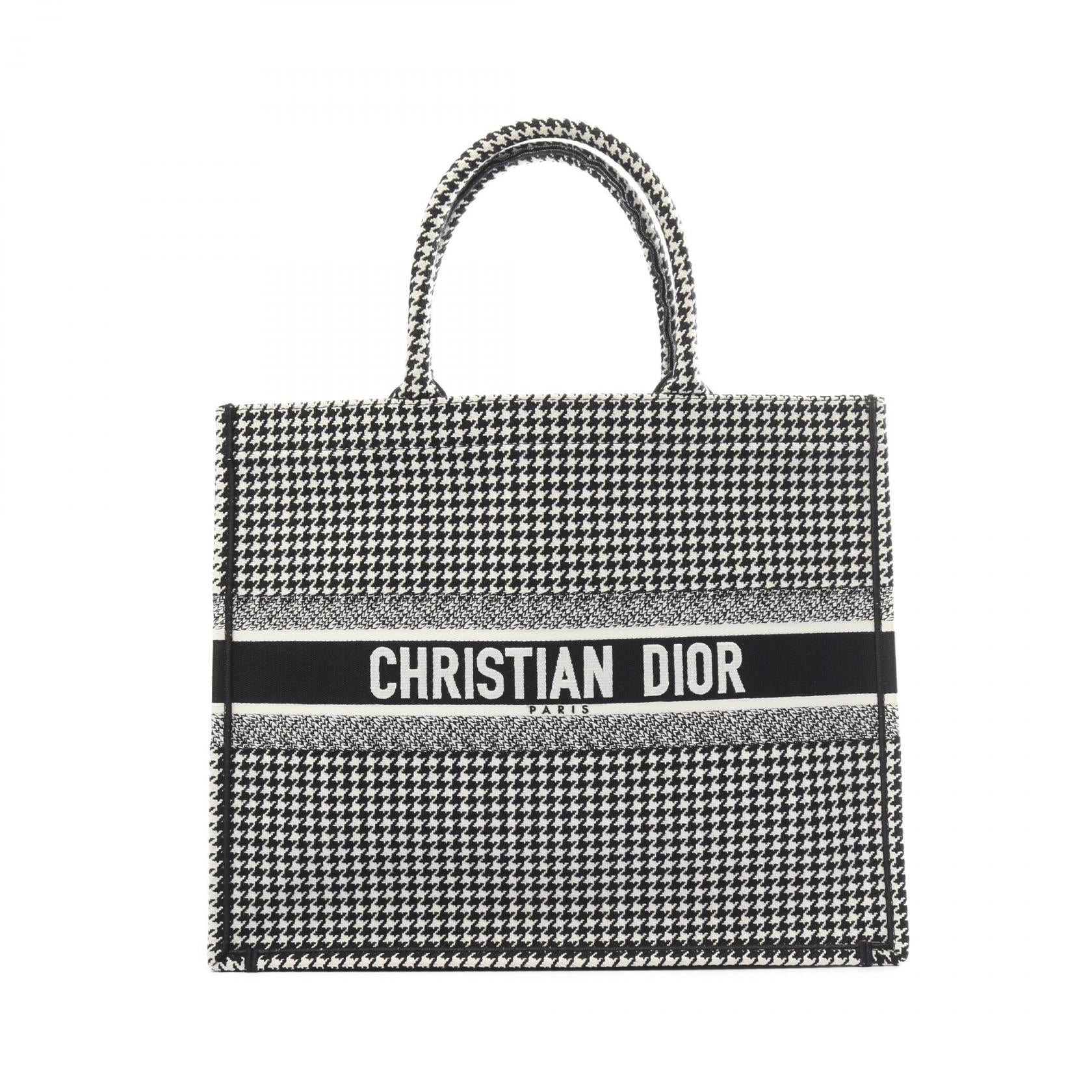 Dior Canvas Book Tote Large Tote Bag