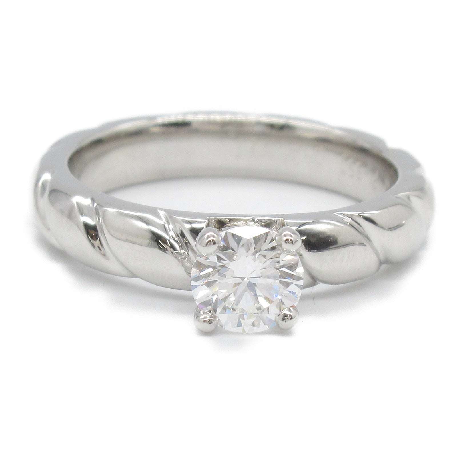 Chaumet Torsade Diamond Ring Pt950 Platinum