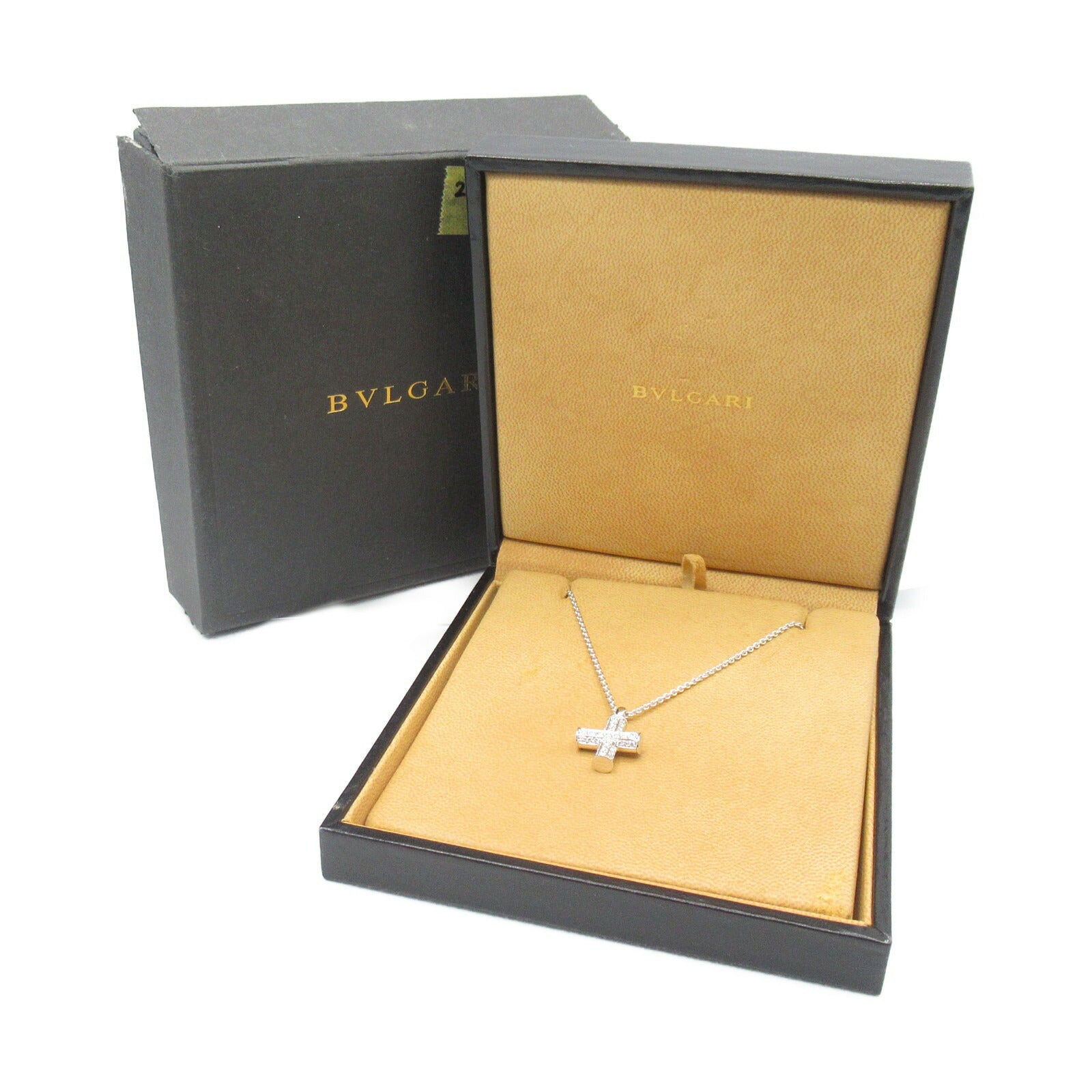 Bvlgari Diamond Necklace K18WG White Gold