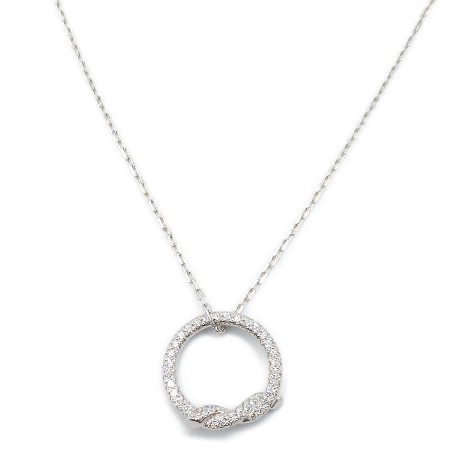 Cartier Diamond Necklace K18WG White Gold