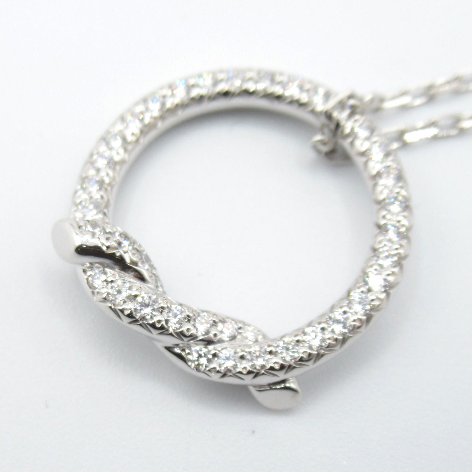 Cartier Diamond Necklace K18WG White Gold