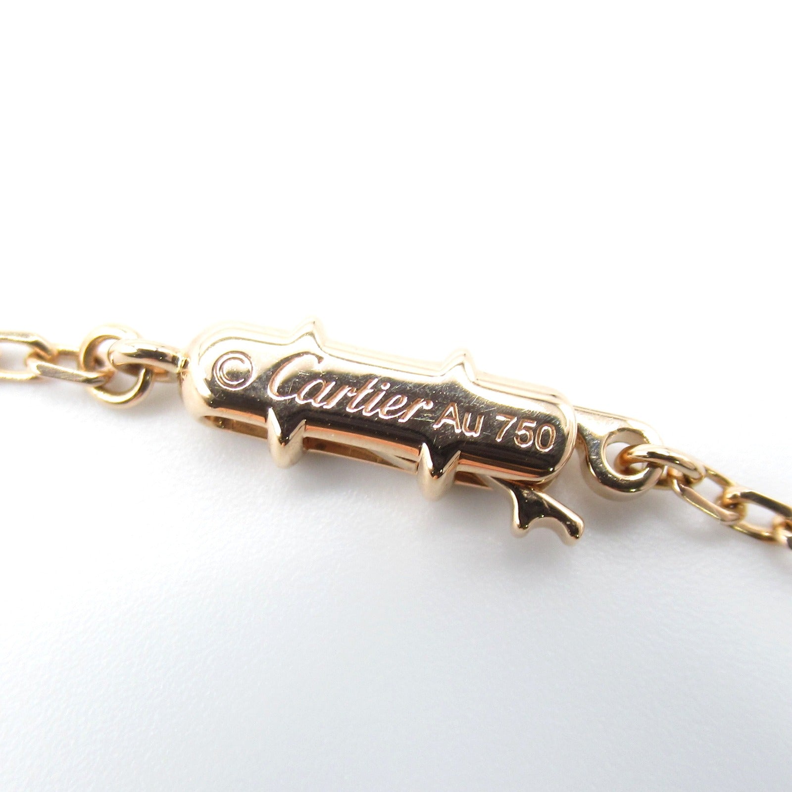 Cartier Diamond Necklace K18PG Pink Gold