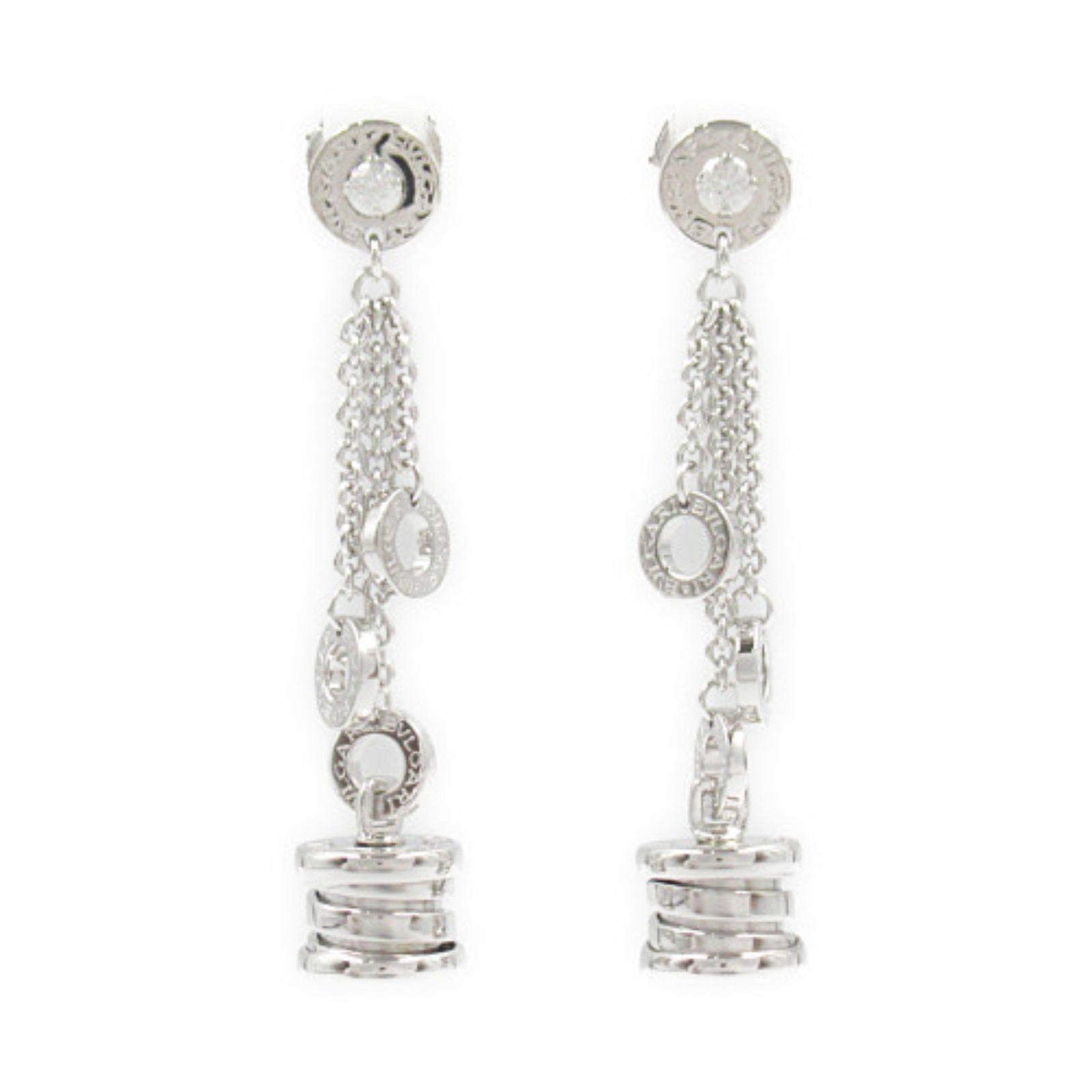 Bvlgari B-zero1 Diamond Earrings K18WG