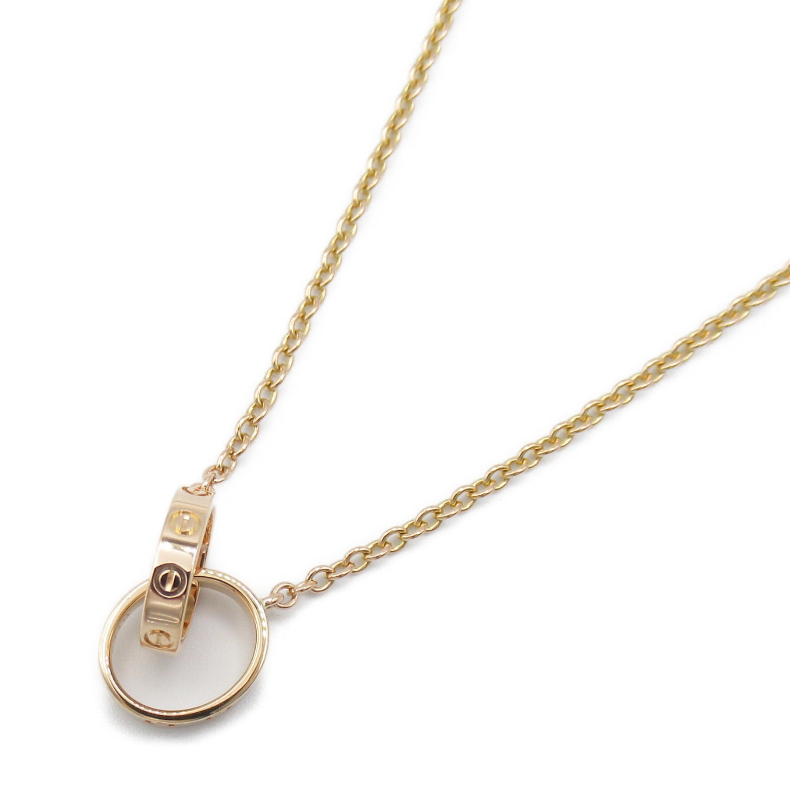 Cartier Baby Love Necklace K18PG Pink Gold