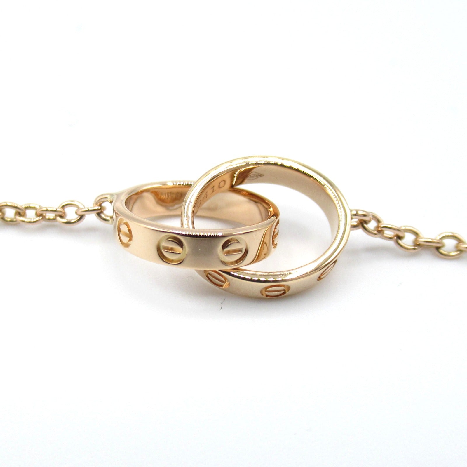 Cartier Baby Love Necklace K18PG Pink Gold