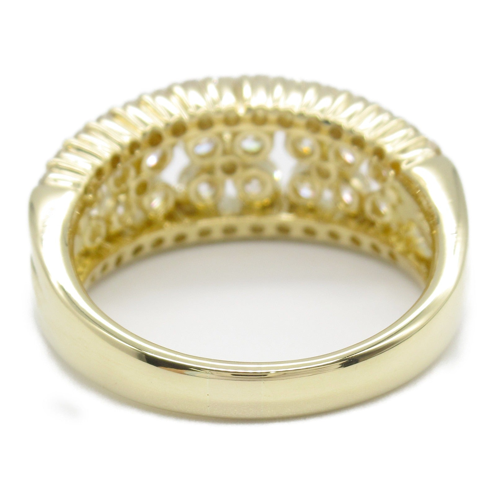 K18 Yellow Gold Diamond Ring Jewelry