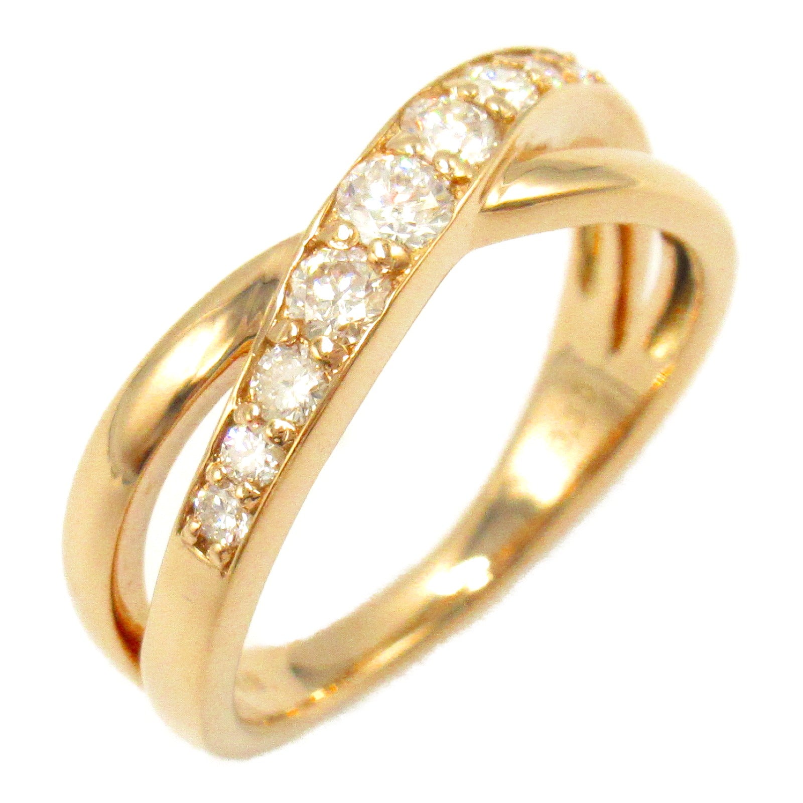 K18PG Pink Gold Diamond Ring