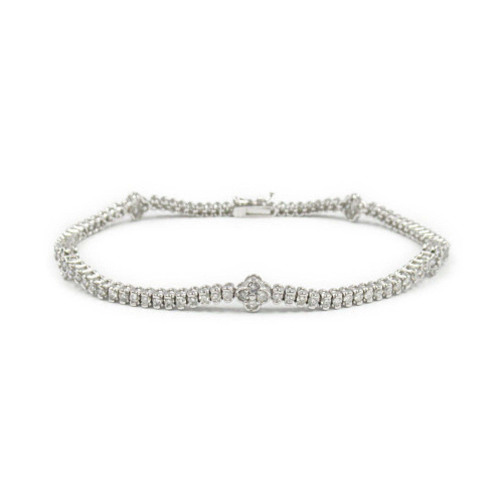 Diamond K14WG Bracelet Jewelry