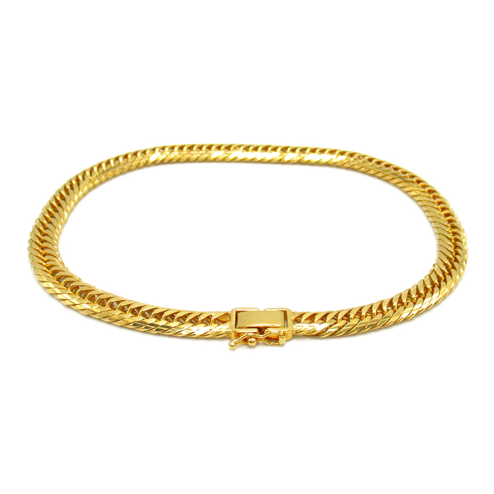 K18 Yellow Gold 14 Men T Khei Anklet Jewelry