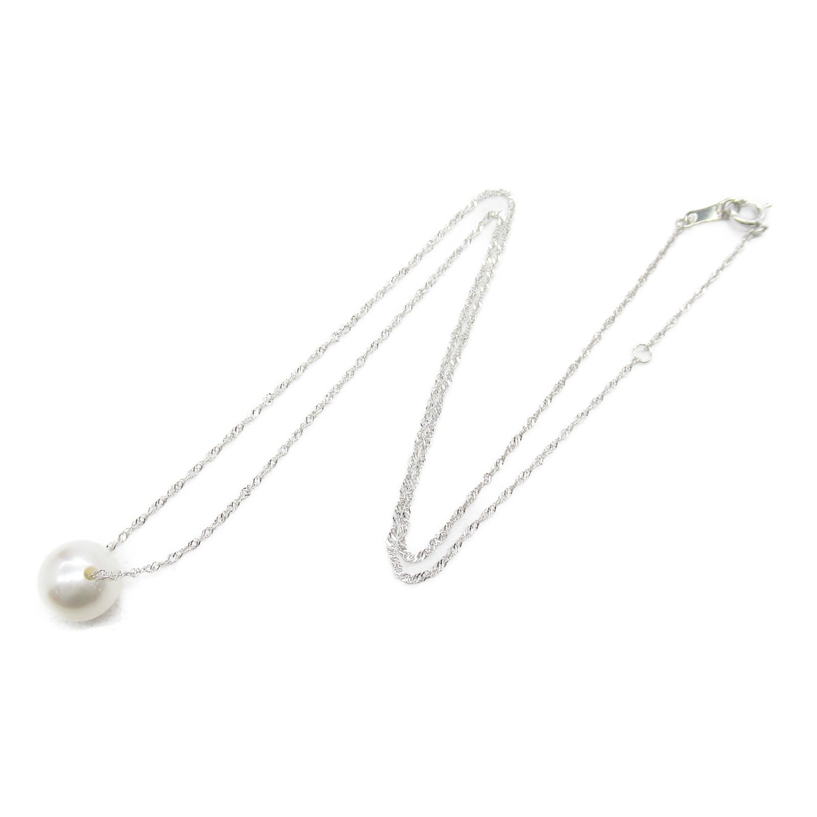 K18WG White Gold Pearl Necklace