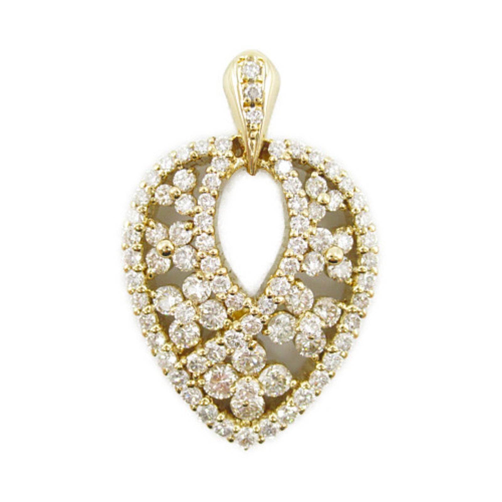 K18 Gold Diamond Pendant Jewelry