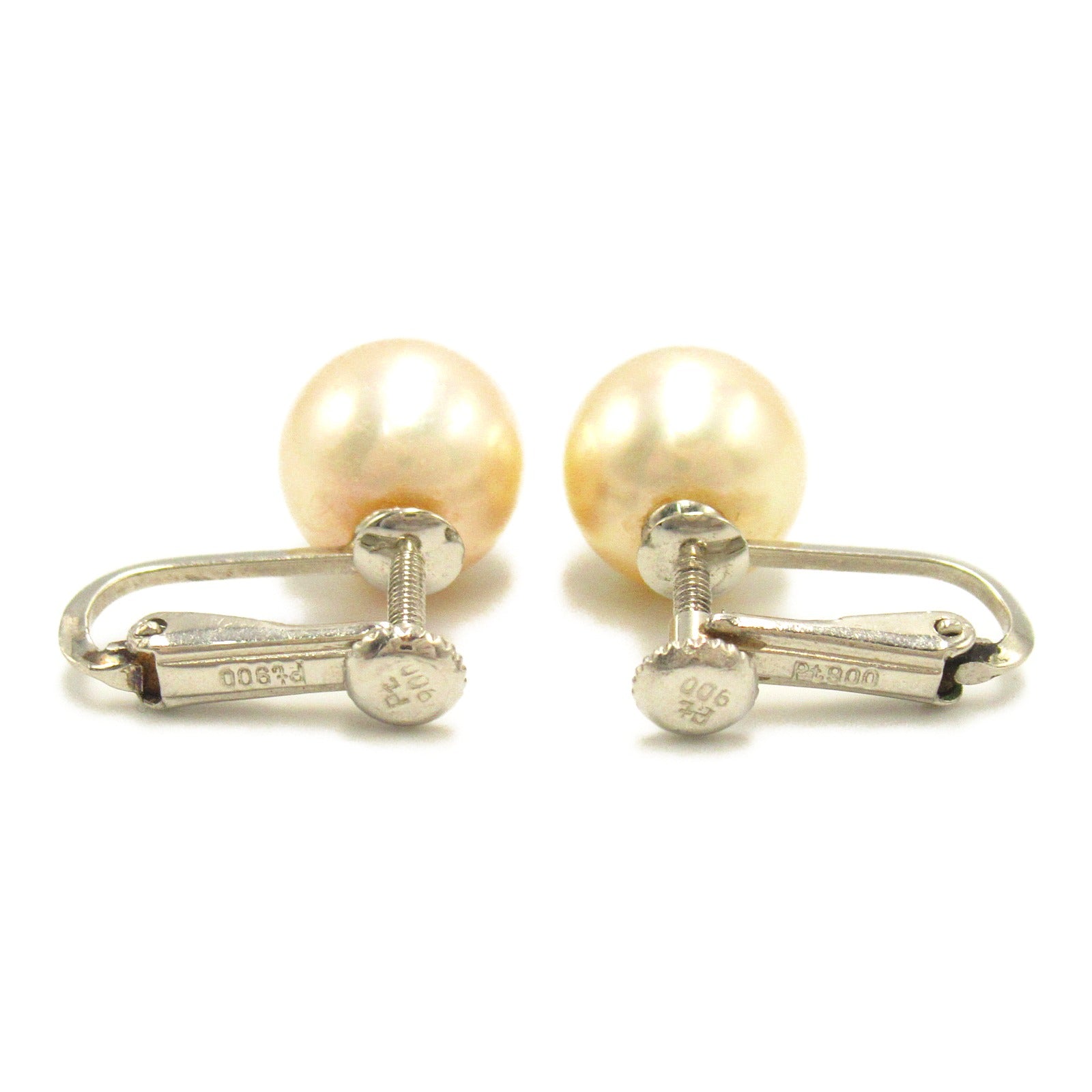 Platinum Pearl Earrings Jewelry