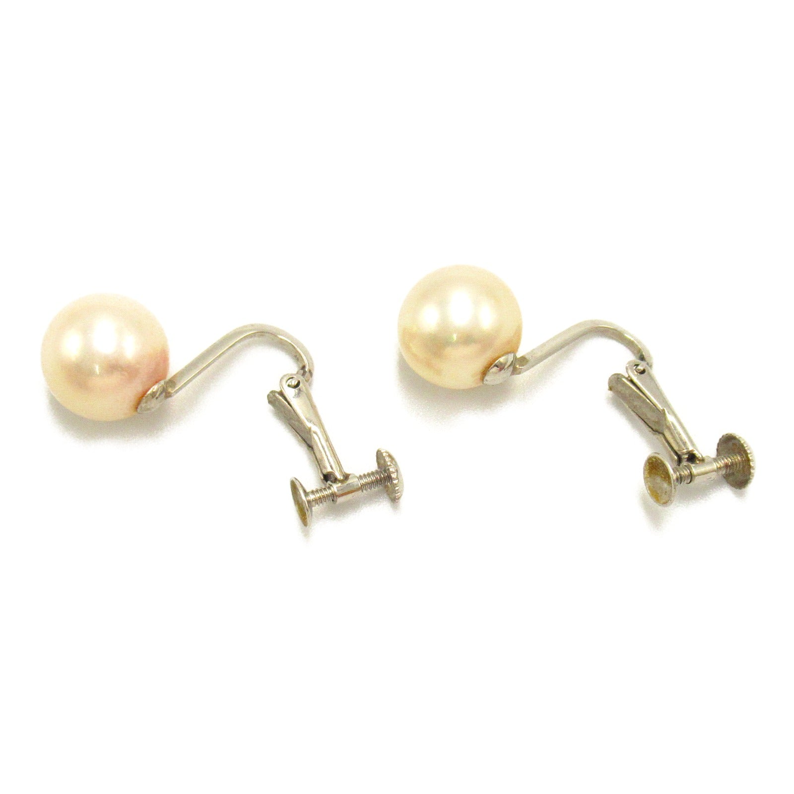 Platinum Pearl Earrings Jewelry