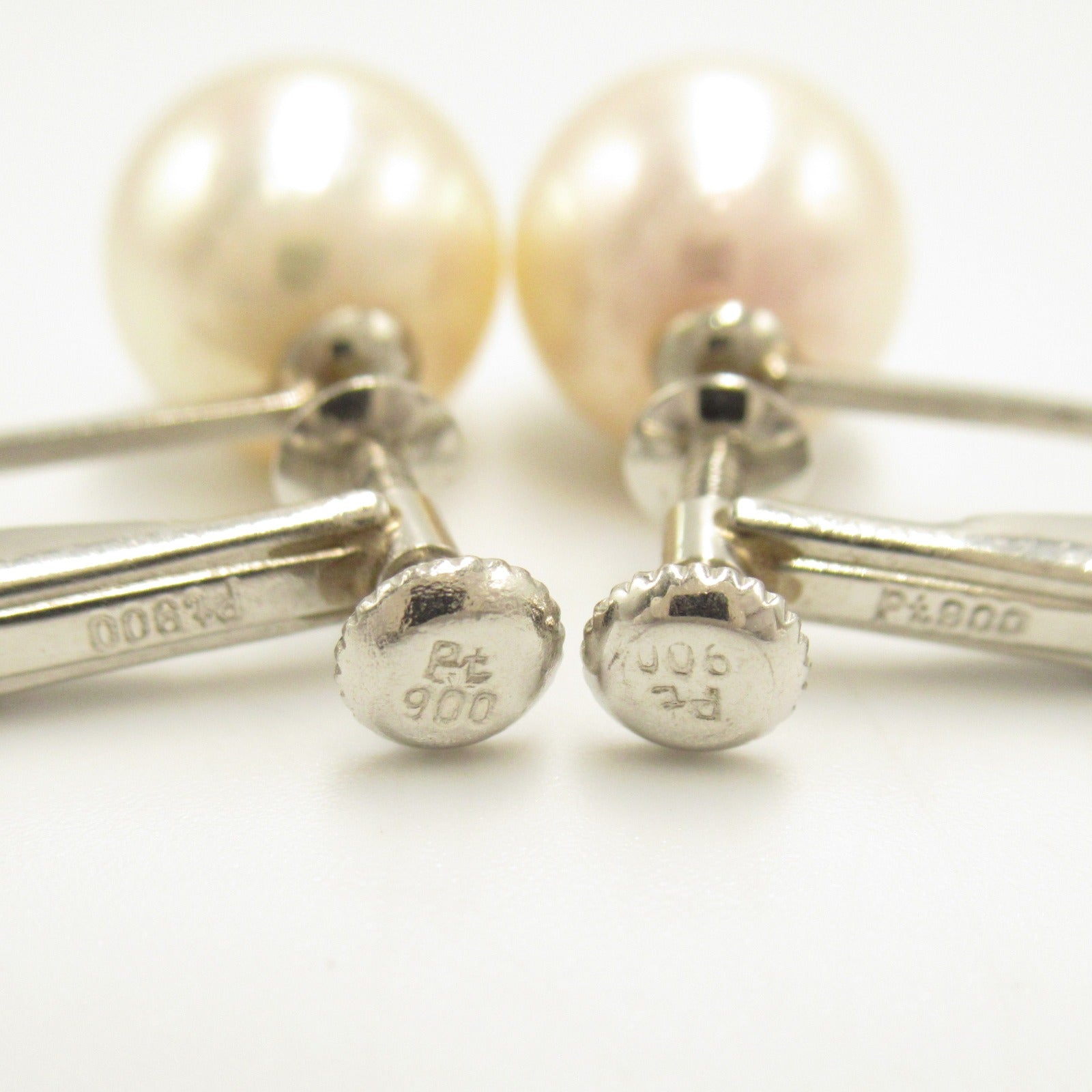 Platinum Pearl Earrings Jewelry