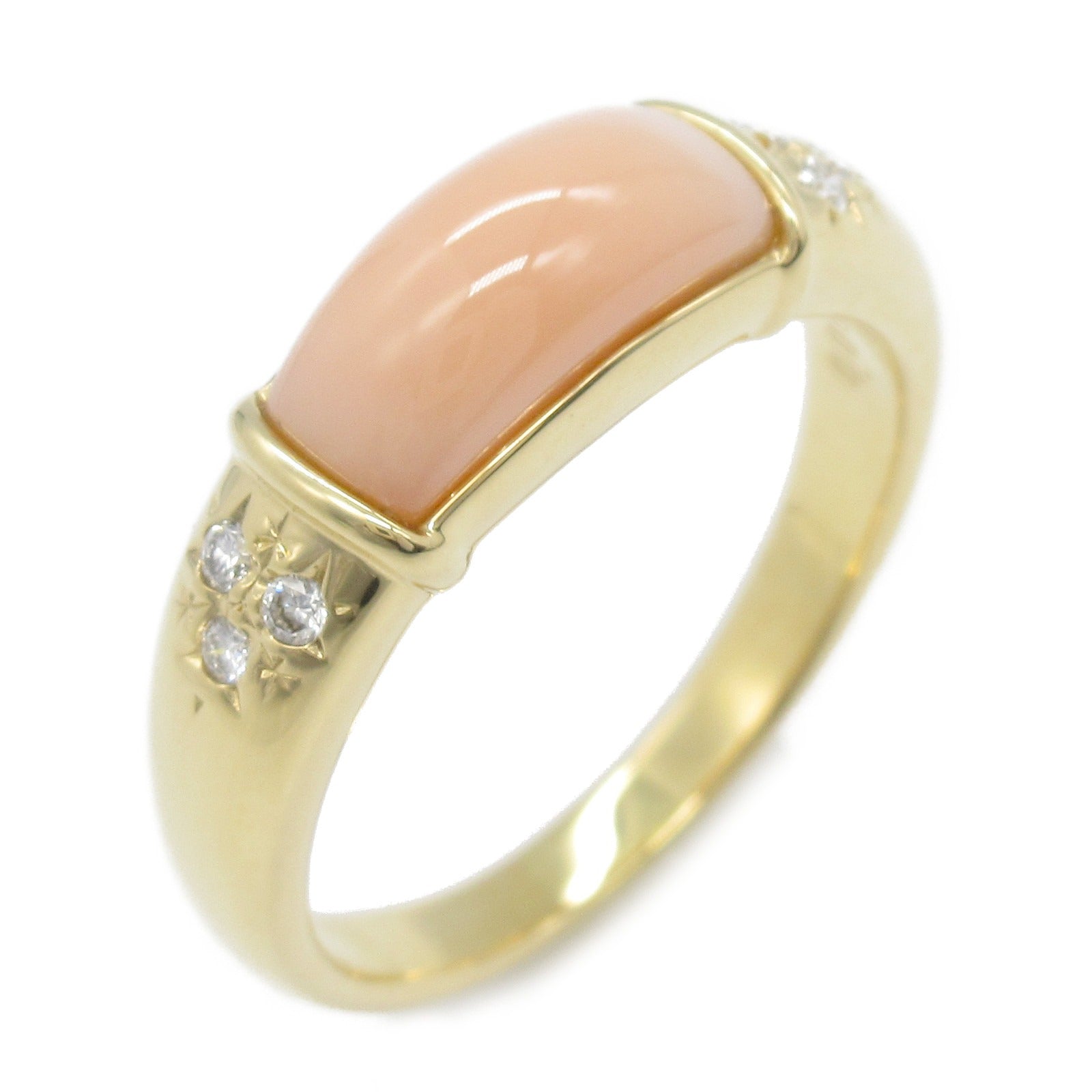 Tasaki K18 Yellow Gold Diamond Ring