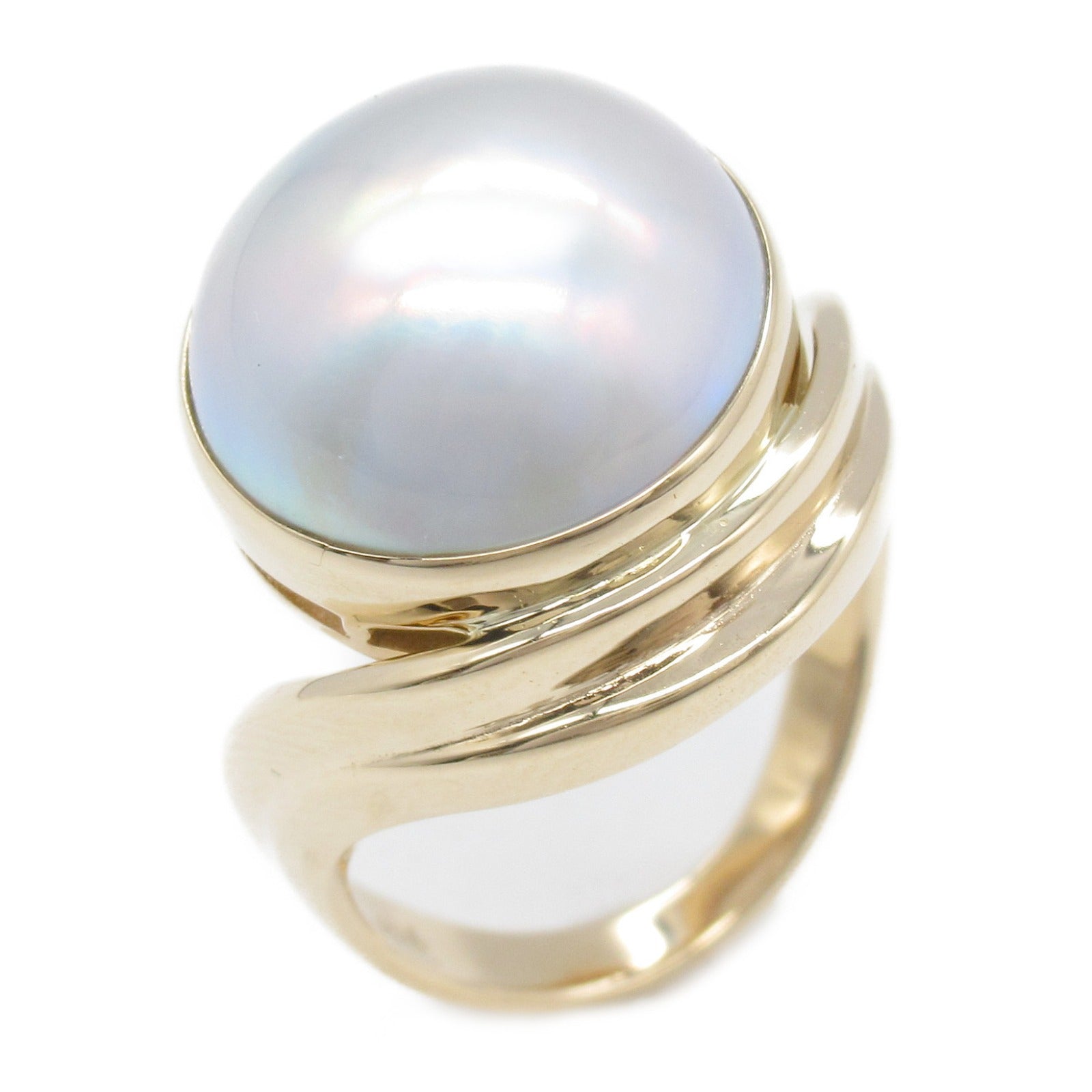 Tasaki Mabe Pearl K14 Ring