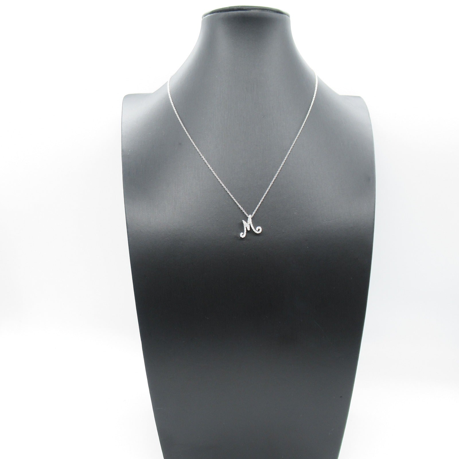 Ponte Vecchio Diamond Initial Necklace K18WG