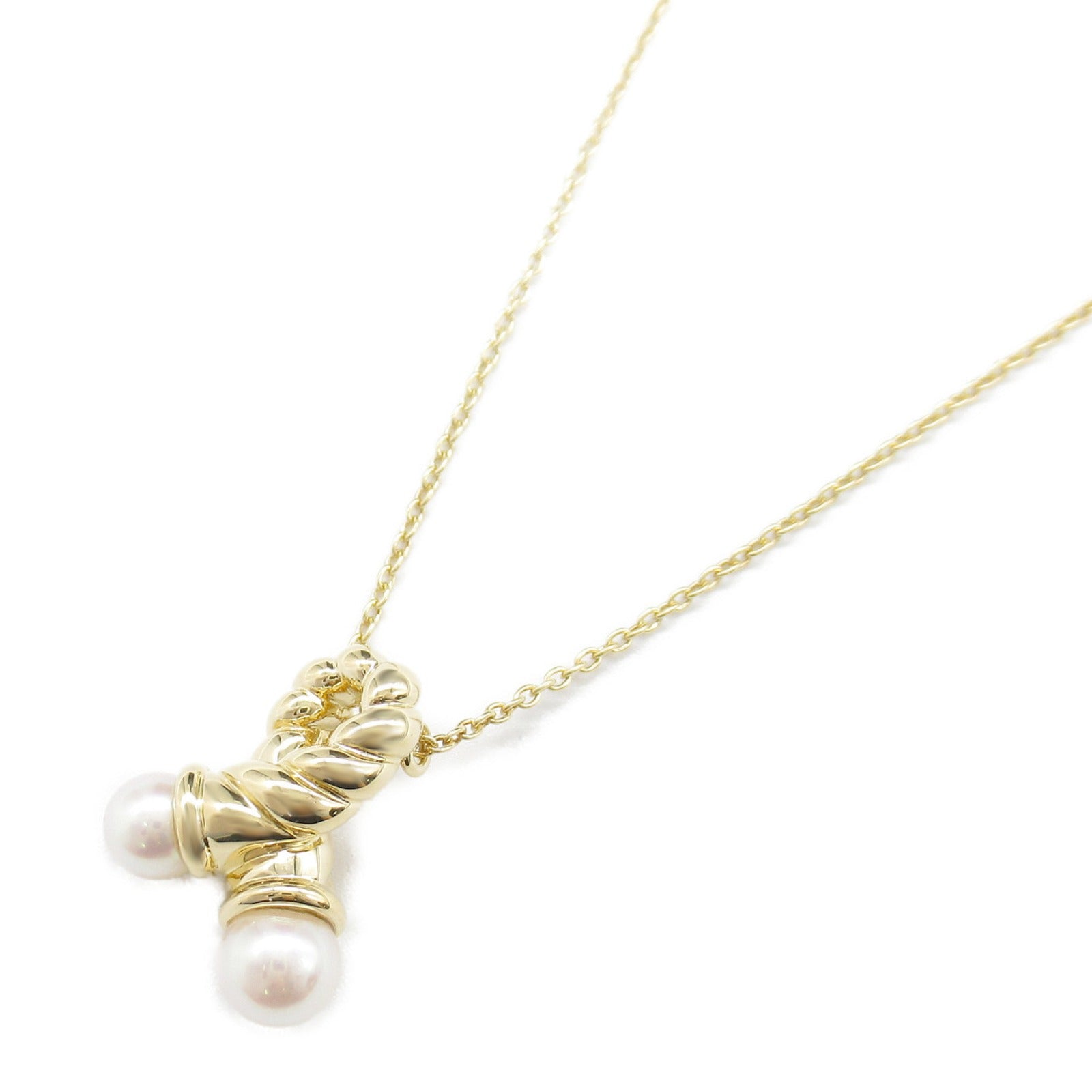 Tasaki Pearl Necklace K18 Yellow Gold