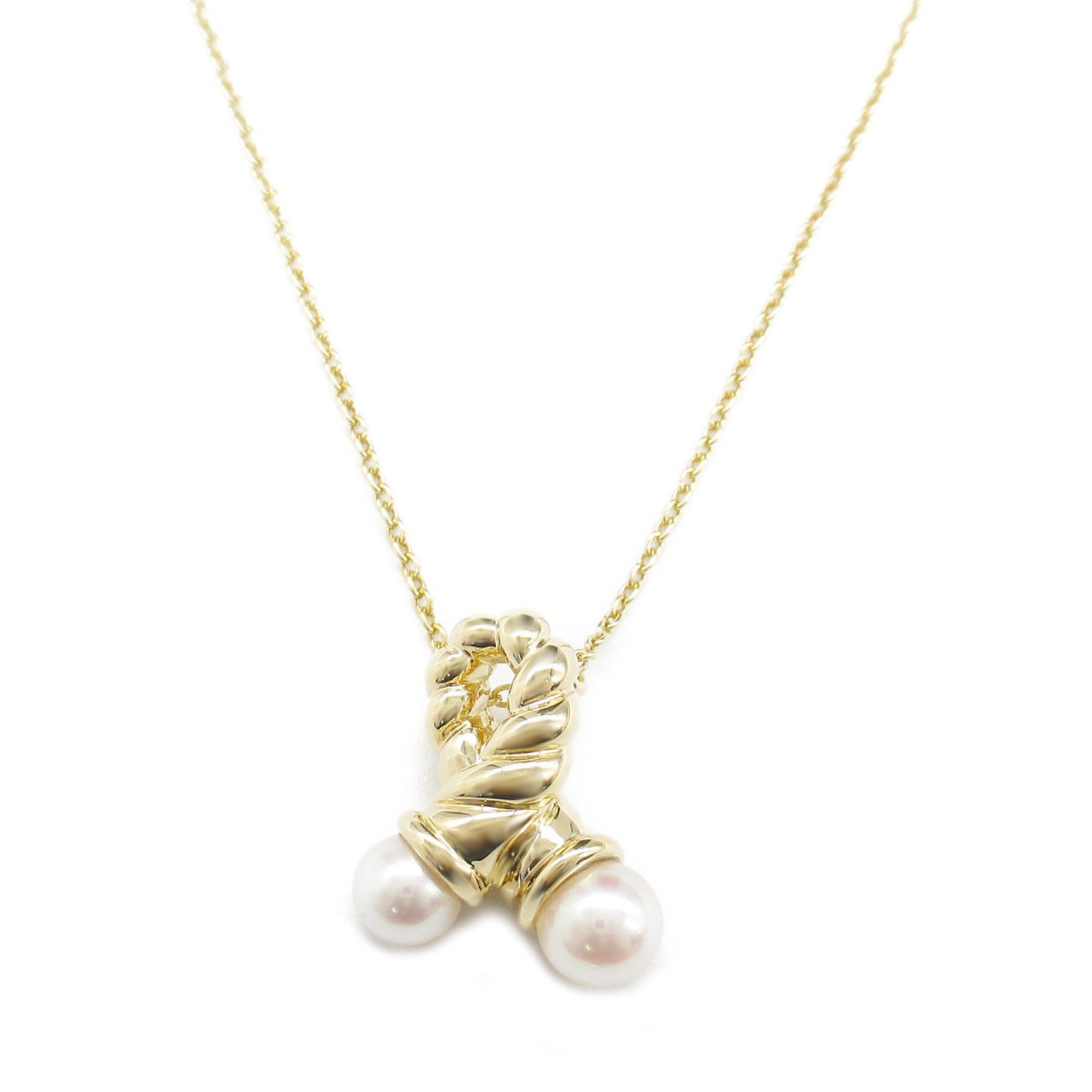 Tasaki Pearl Necklace K18 Yellow Gold