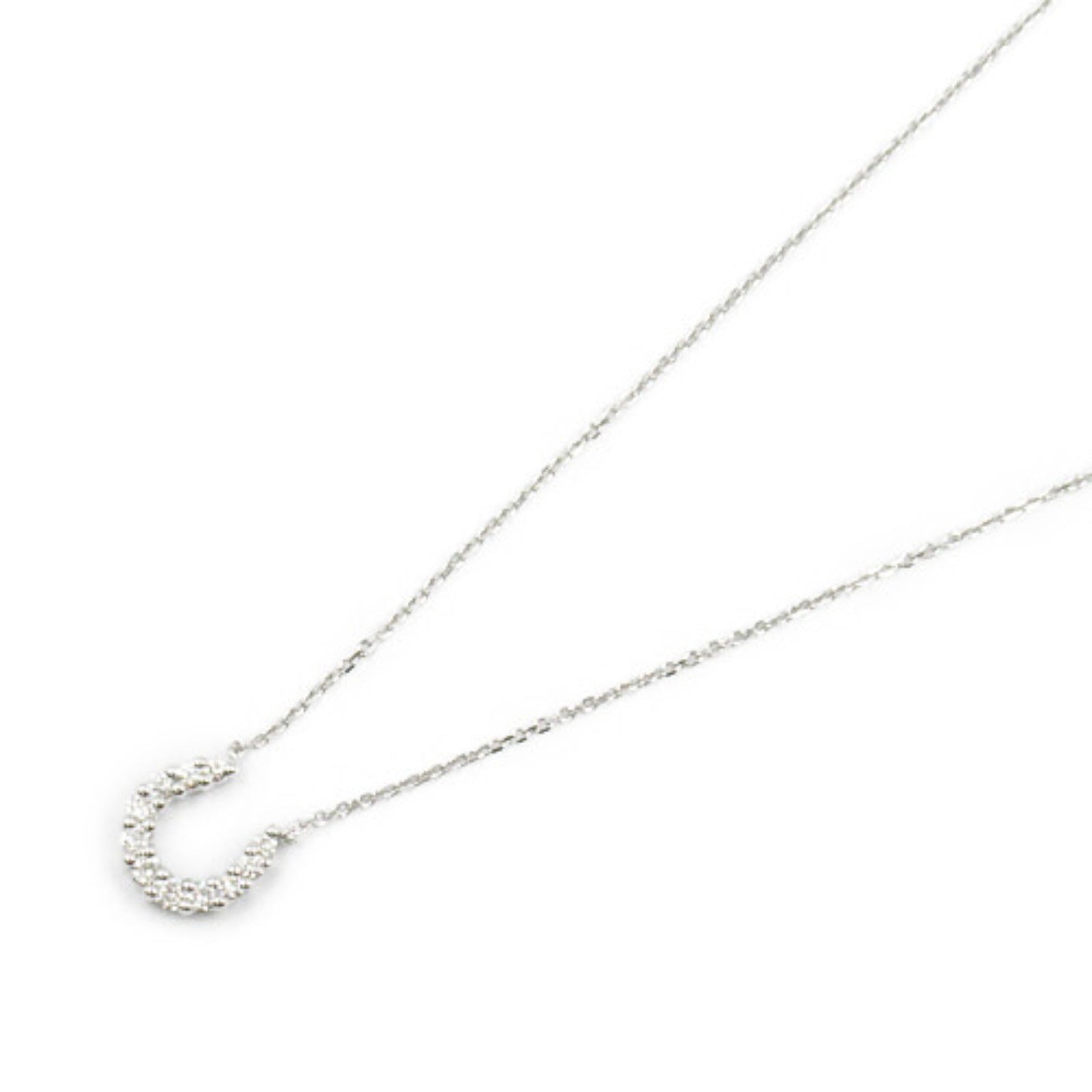 4℃ Diamond Necklace K18WG White Gold