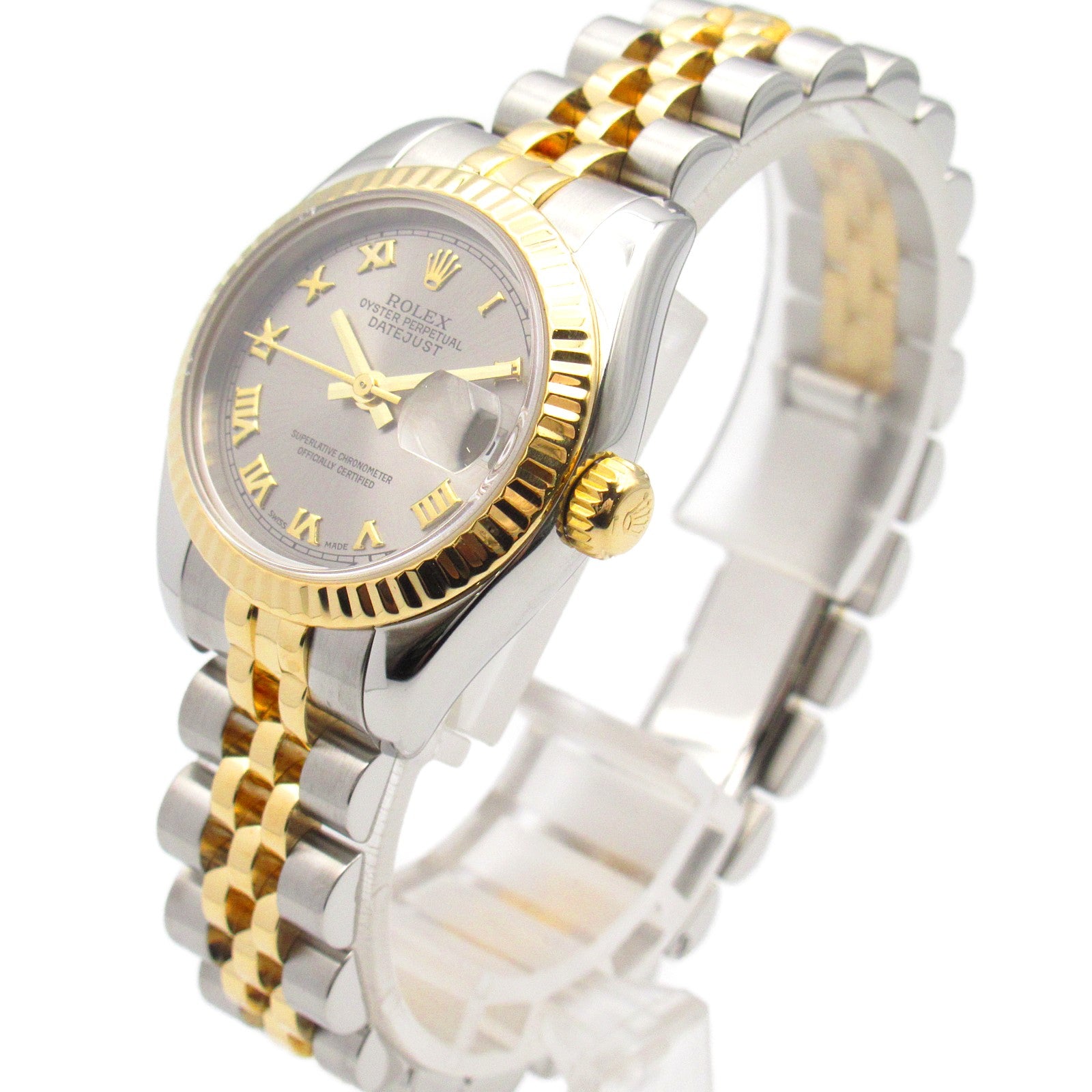 Rolex Datejust D K18 Yellow Gold Stainless Steel Watch