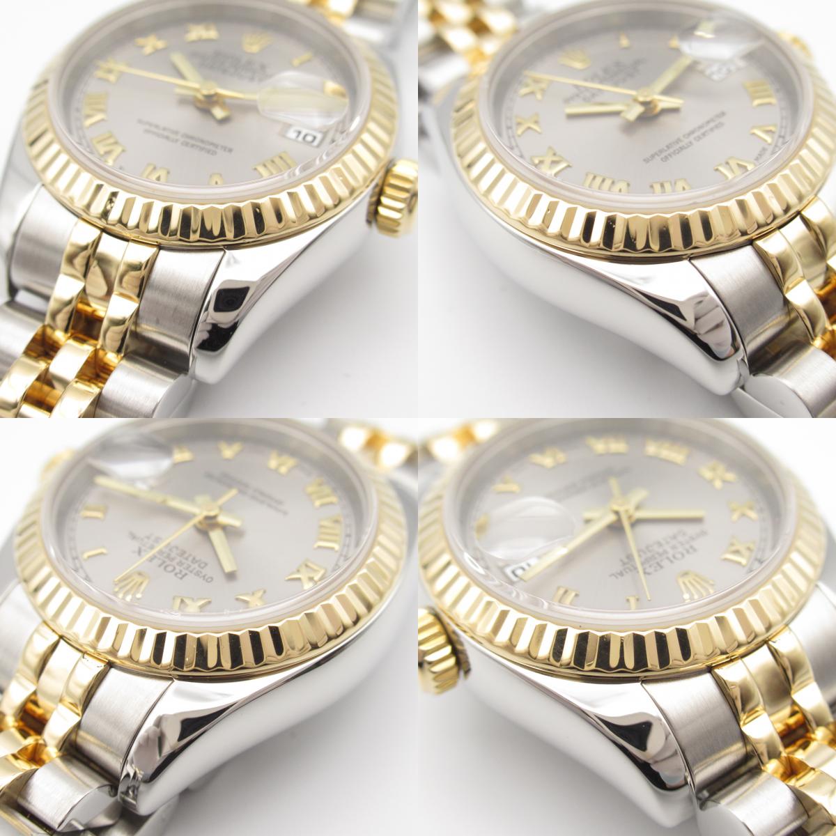 Rolex Datejust D K18 Yellow Gold Stainless Steel Watch