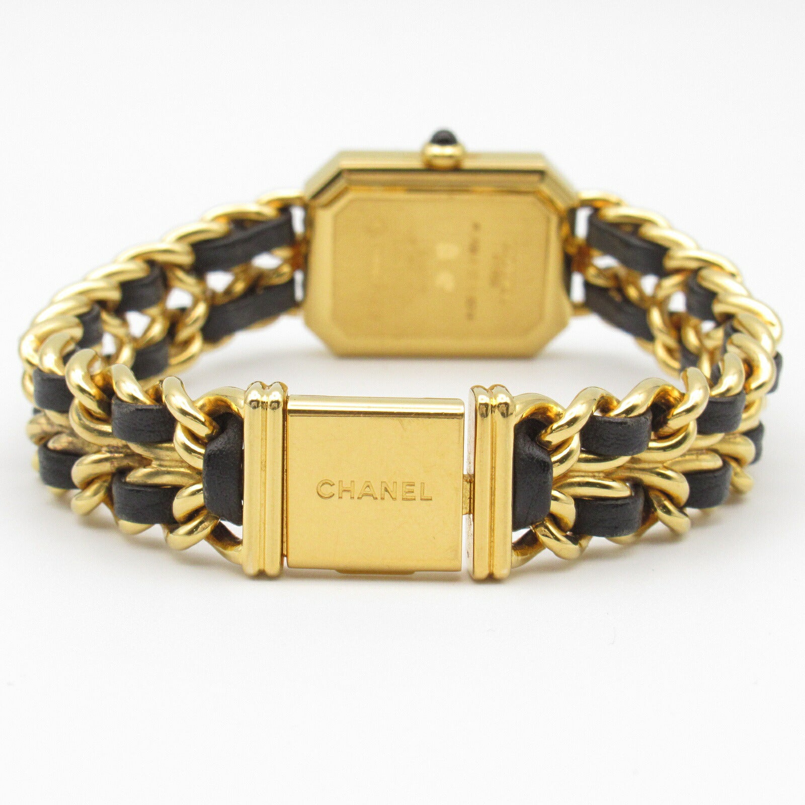 Chanel Premiere XL Watch Gold Plated Leather