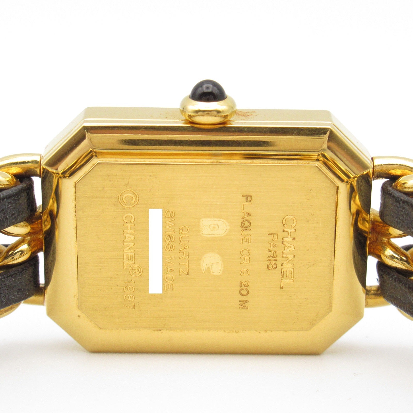 Chanel Premiere XL Watch Gold Plated Leather