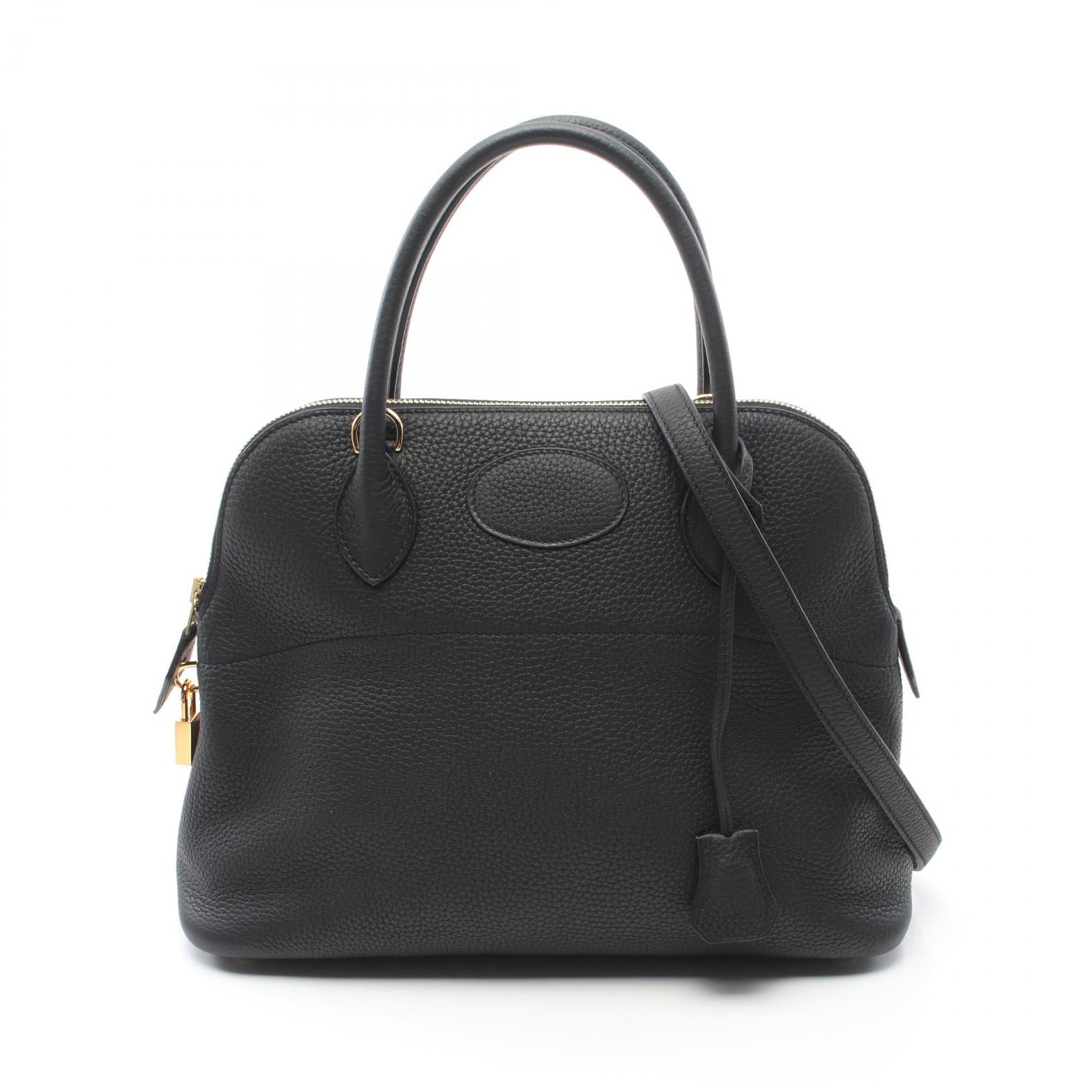 Hermes Bolide 31 Handbag Black