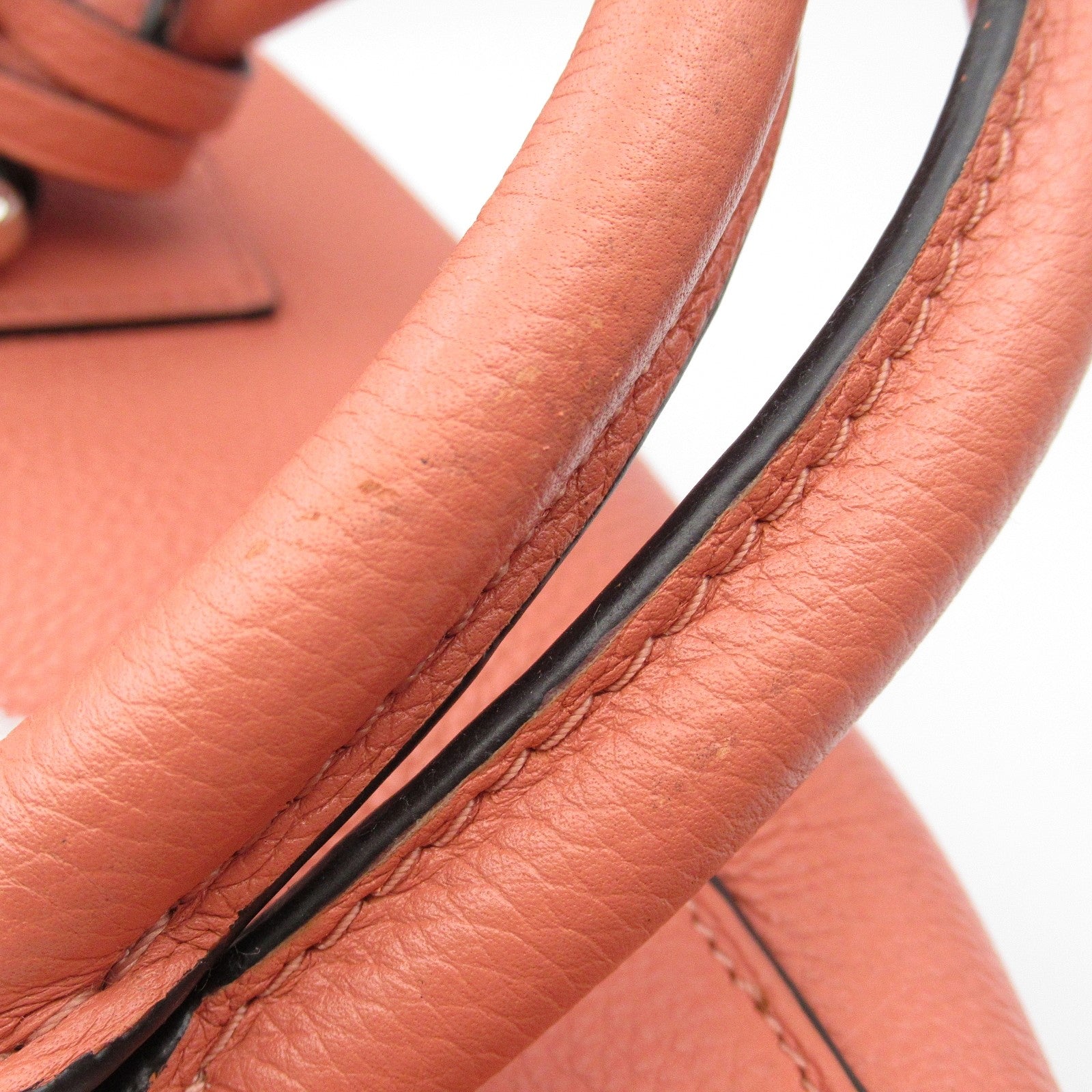 Loewe Leather Amazona 28 Handbag Orange