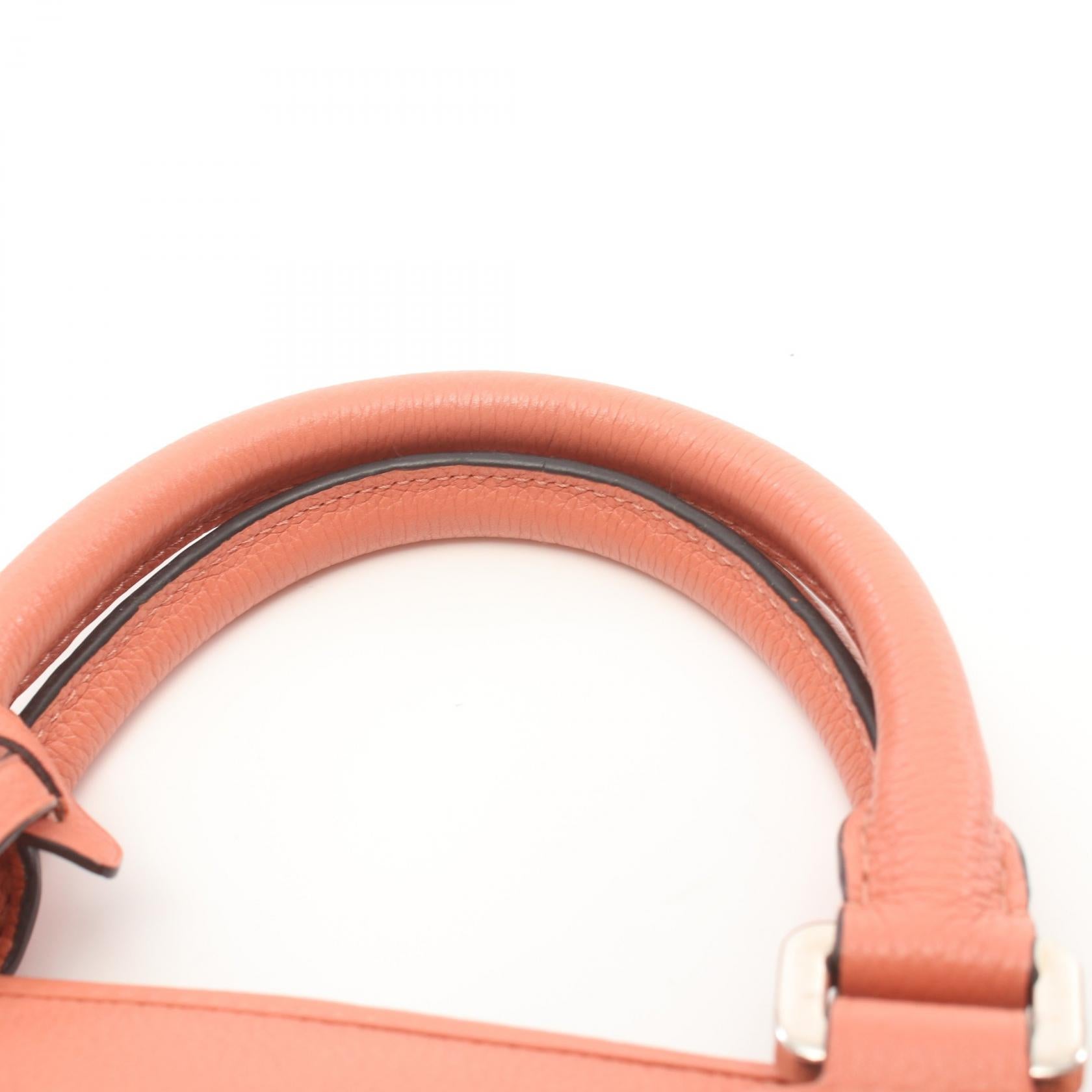 Loewe Leather Amazona 28 Handbag Orange