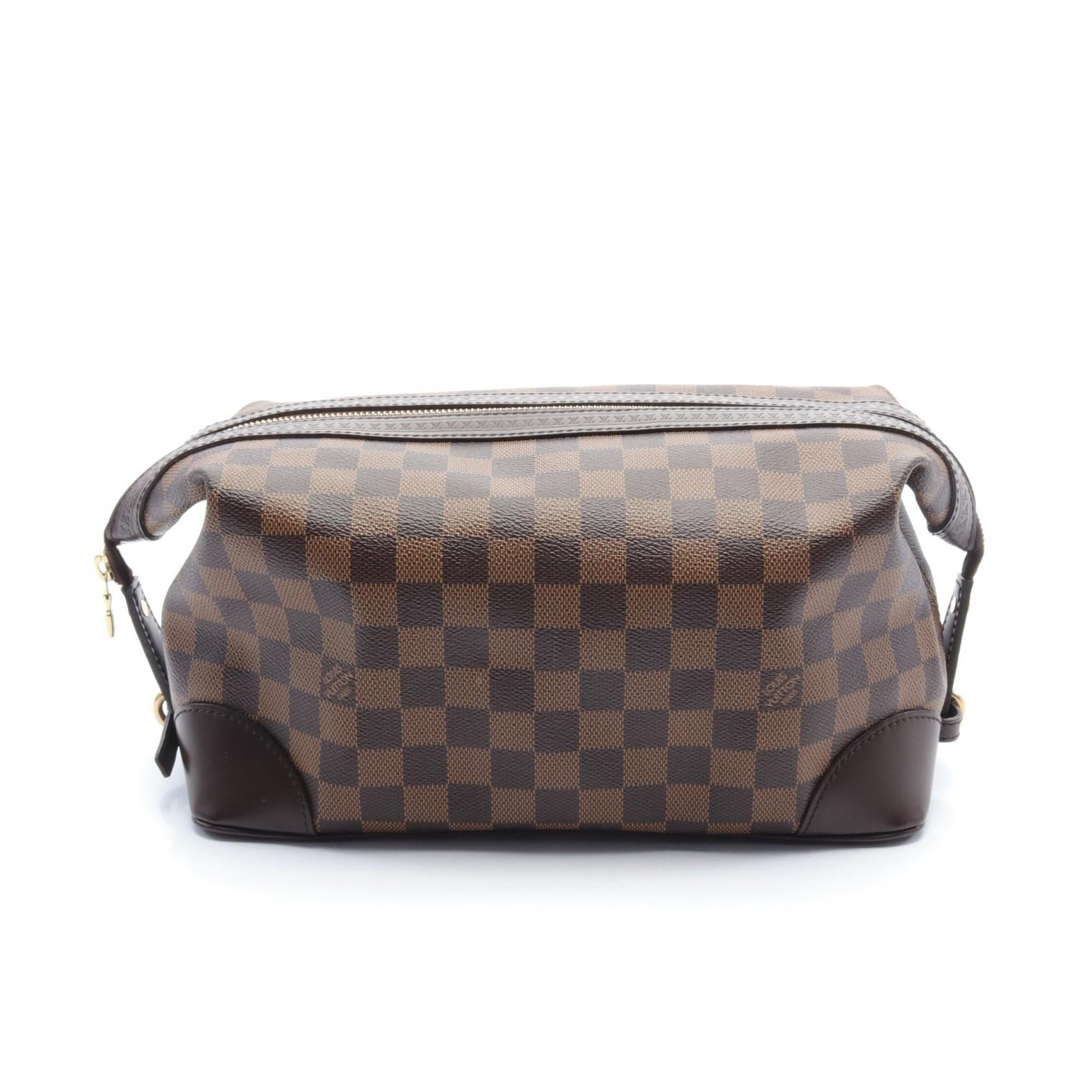 Louis Vuitton Damier Ebene Vaslav Clutch Canvas Clutch Bag N41538 in Very Good Condition