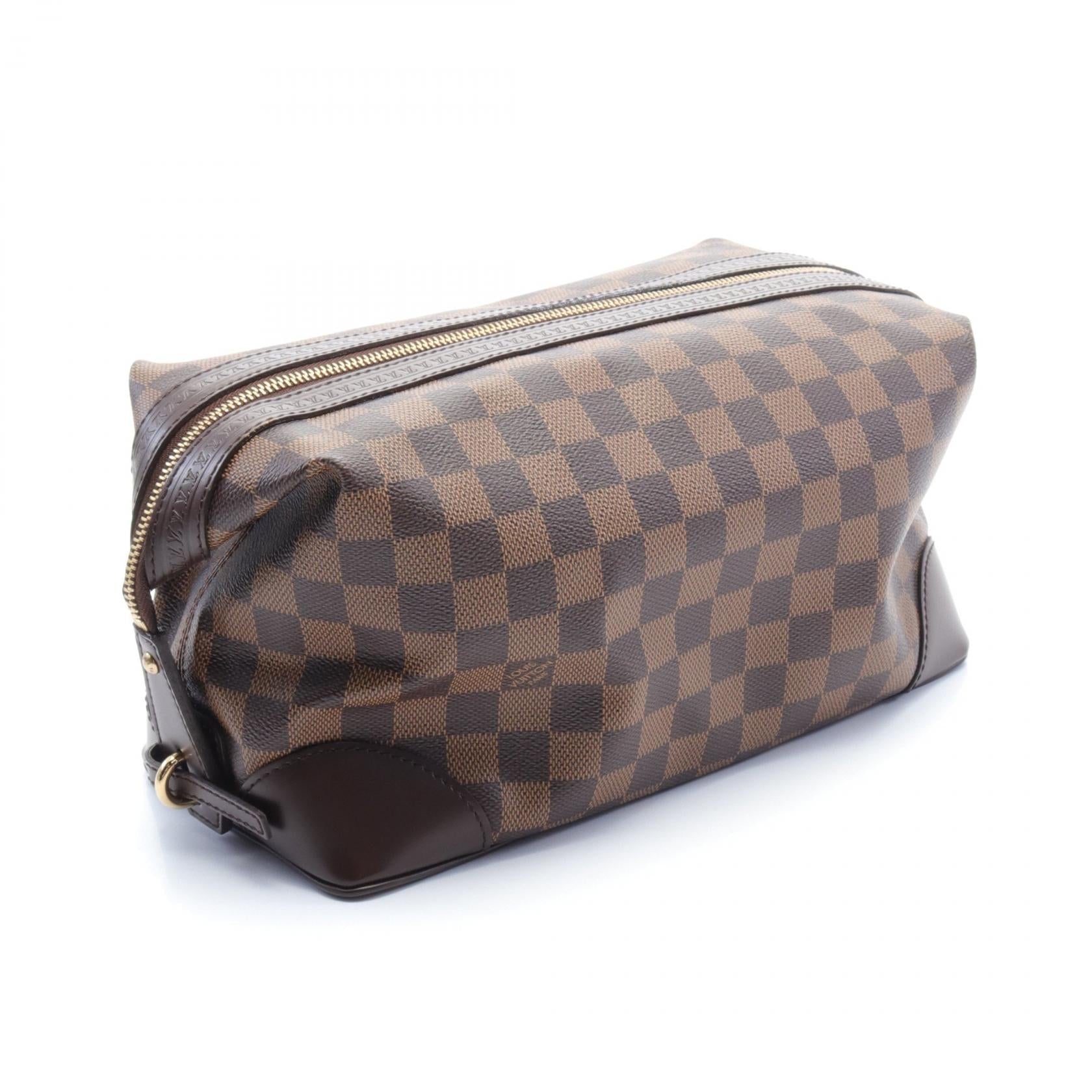 Louis Vuitton Damier Ebene Vaslav Clutch Canvas Clutch Bag N41538 in Very Good Condition