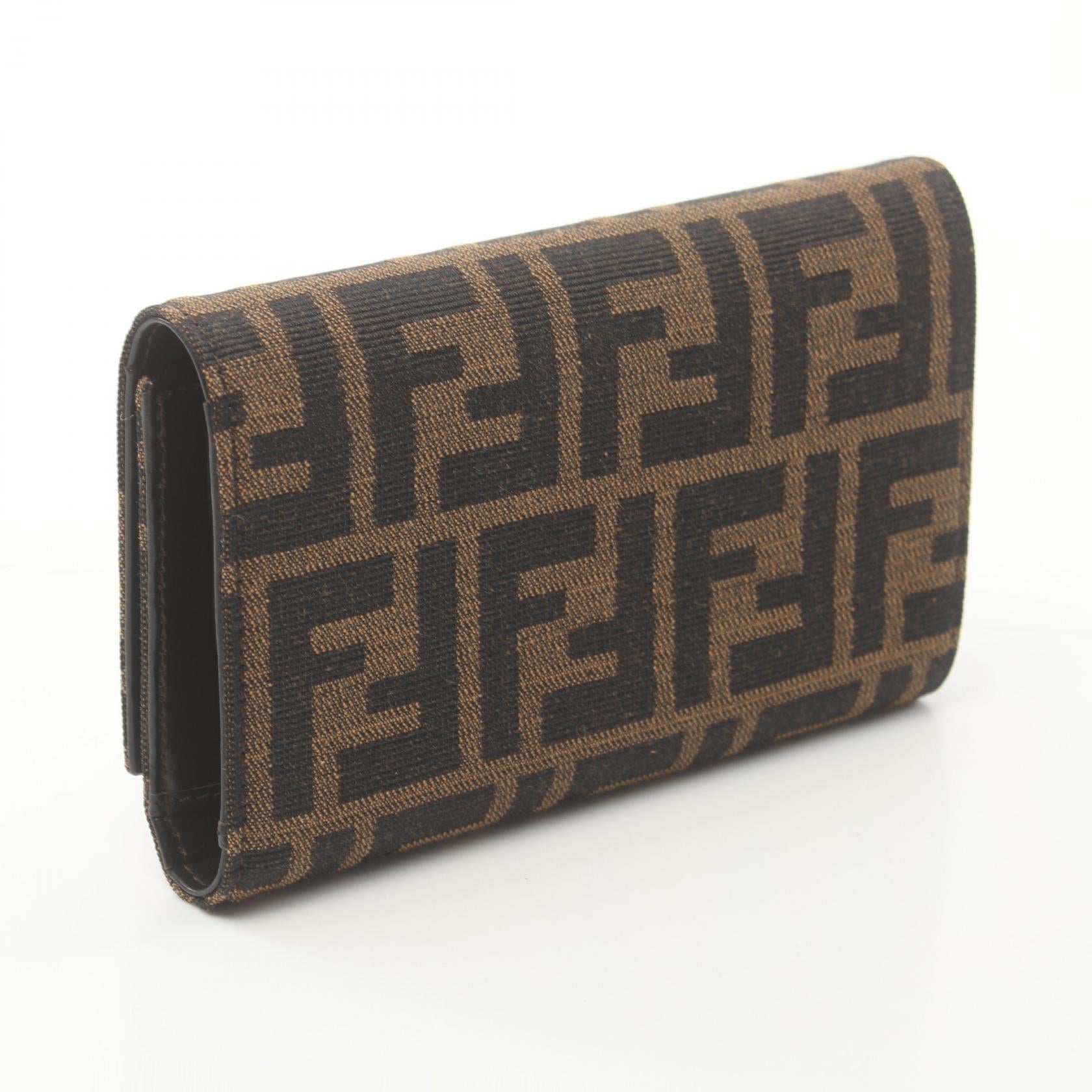 Fendi Zucca Canvas Trifold Wallet 8M0011